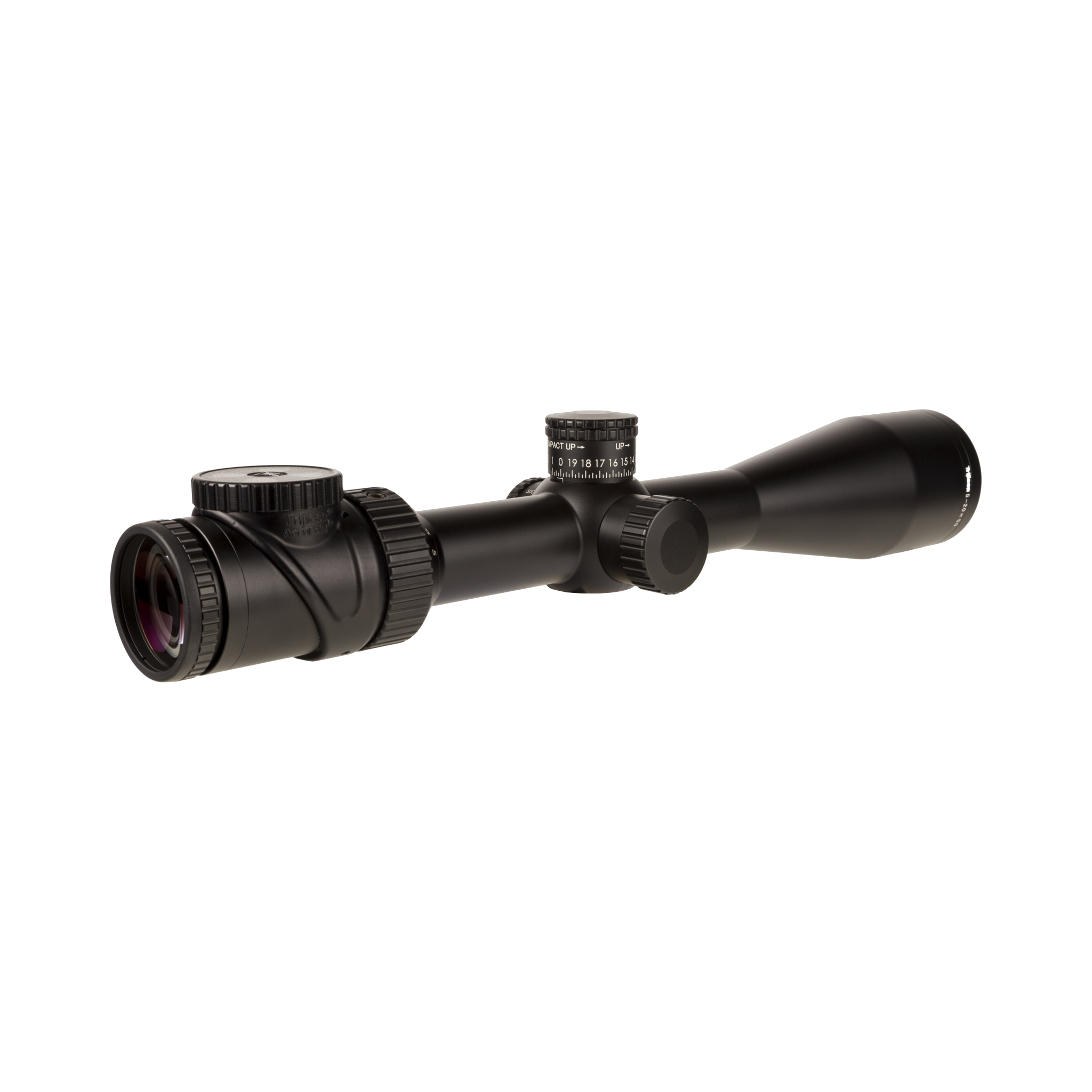 AccuPoint® 5–20x50 MOA attāluma mērīšanas tēmēklis ar zaļu punktu, 30 mm, satīna melns, Exp. EL RTZ