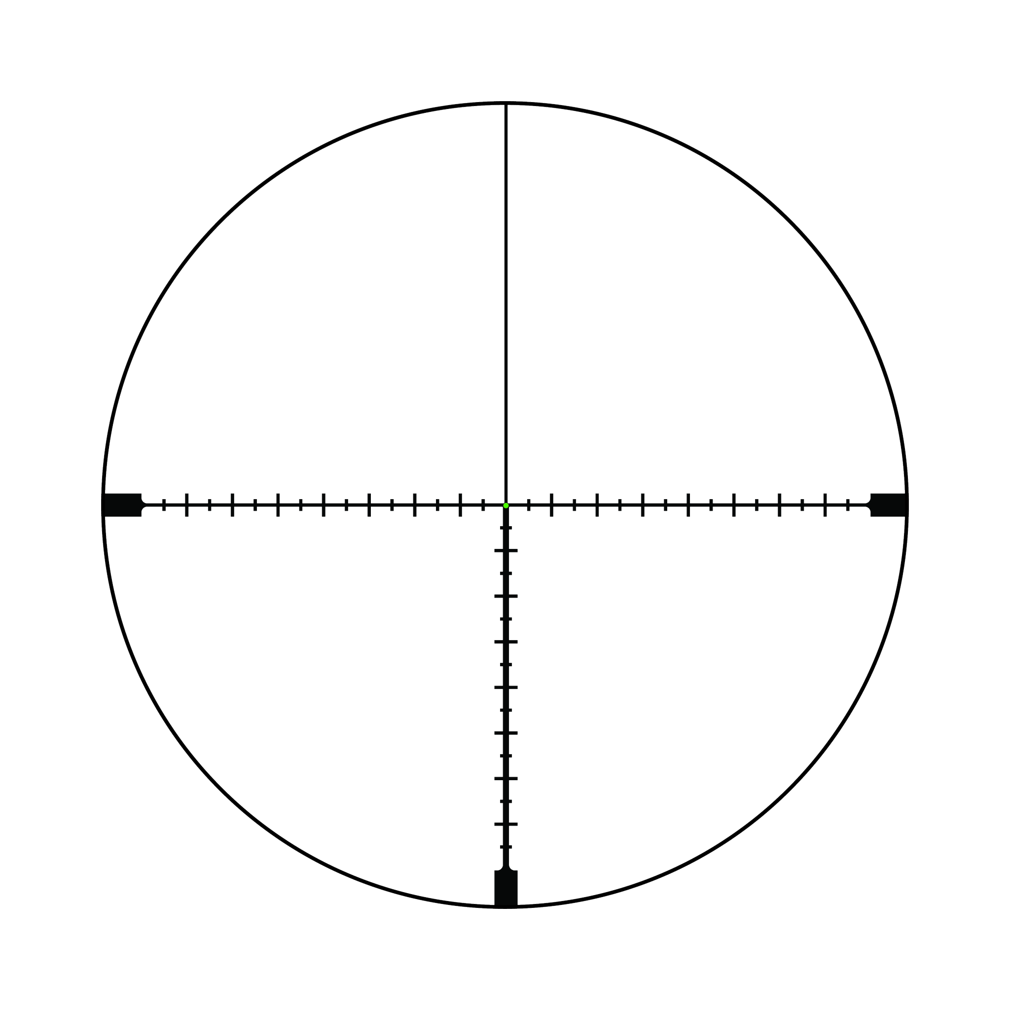 AccuPoint® 3-18x50 MOA attāluma mērīšanas tēmēklis ar zaļu punktu, 30 mm, satīna melns, atklāts EL ar RTZ