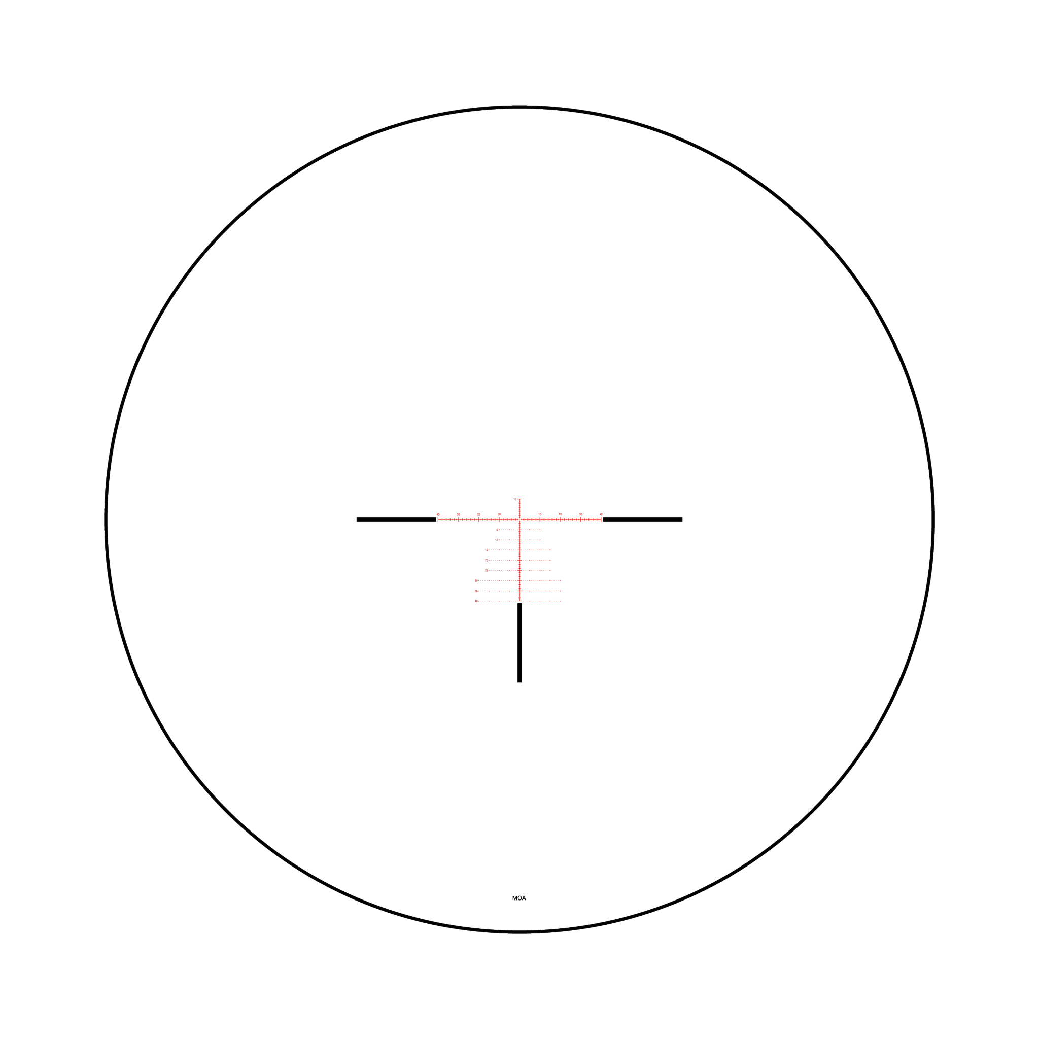 Tenmile® HX 3-18x44 FFP w/ MOA Precision Tree (Red/Green), 30mm, Satin Black, Exp. EL RTZ