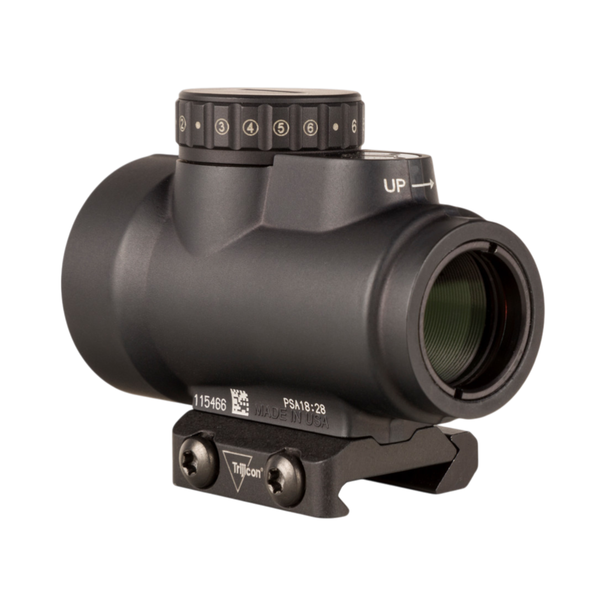 Trijicon MRO® HD 1x25 ar 68 MOA tēmēkli un 2,0 MOA punktu; zemas montāžas versija AC32067
