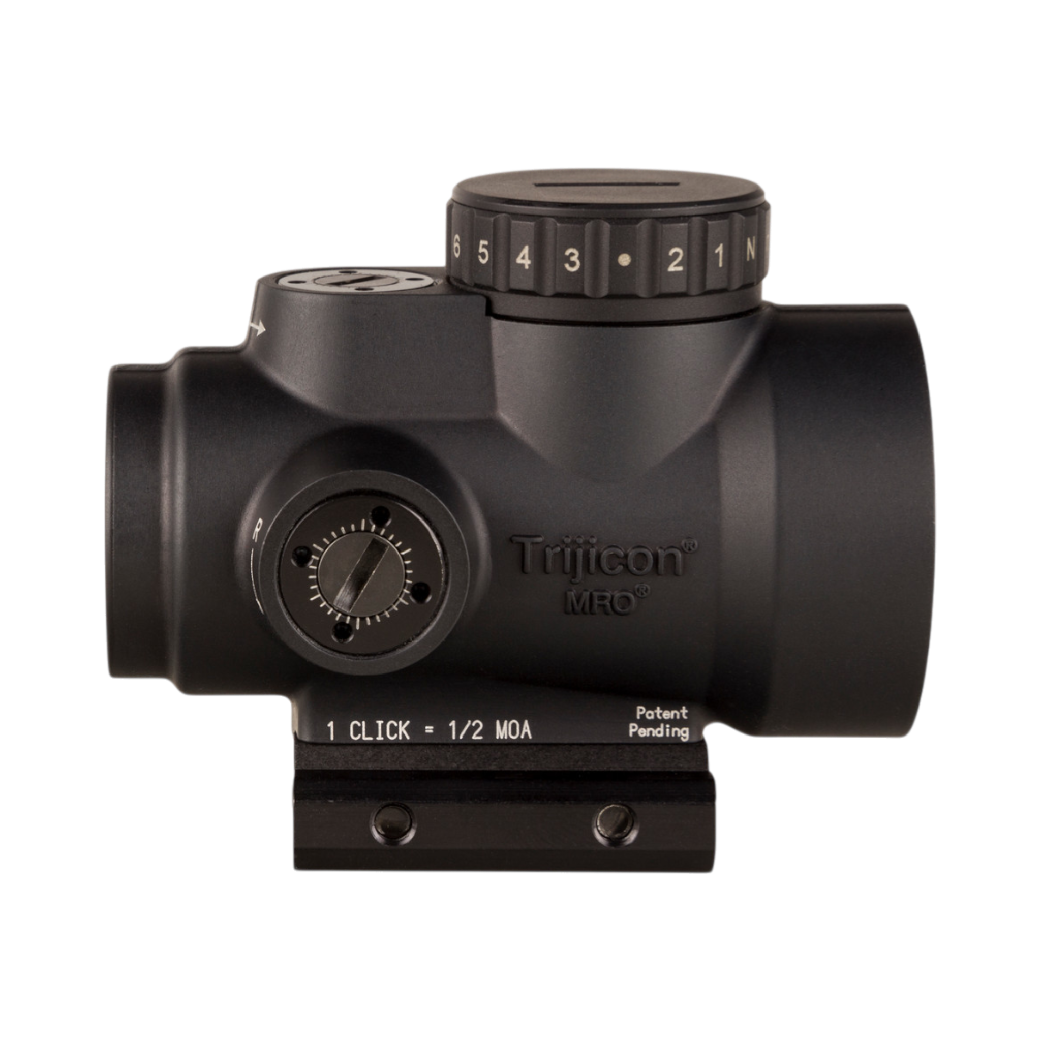 Trijicon MRO® HD 1x25 ar 68 MOA tēmēkli un 2,0 MOA punktu; zemas montāžas versija AC32067