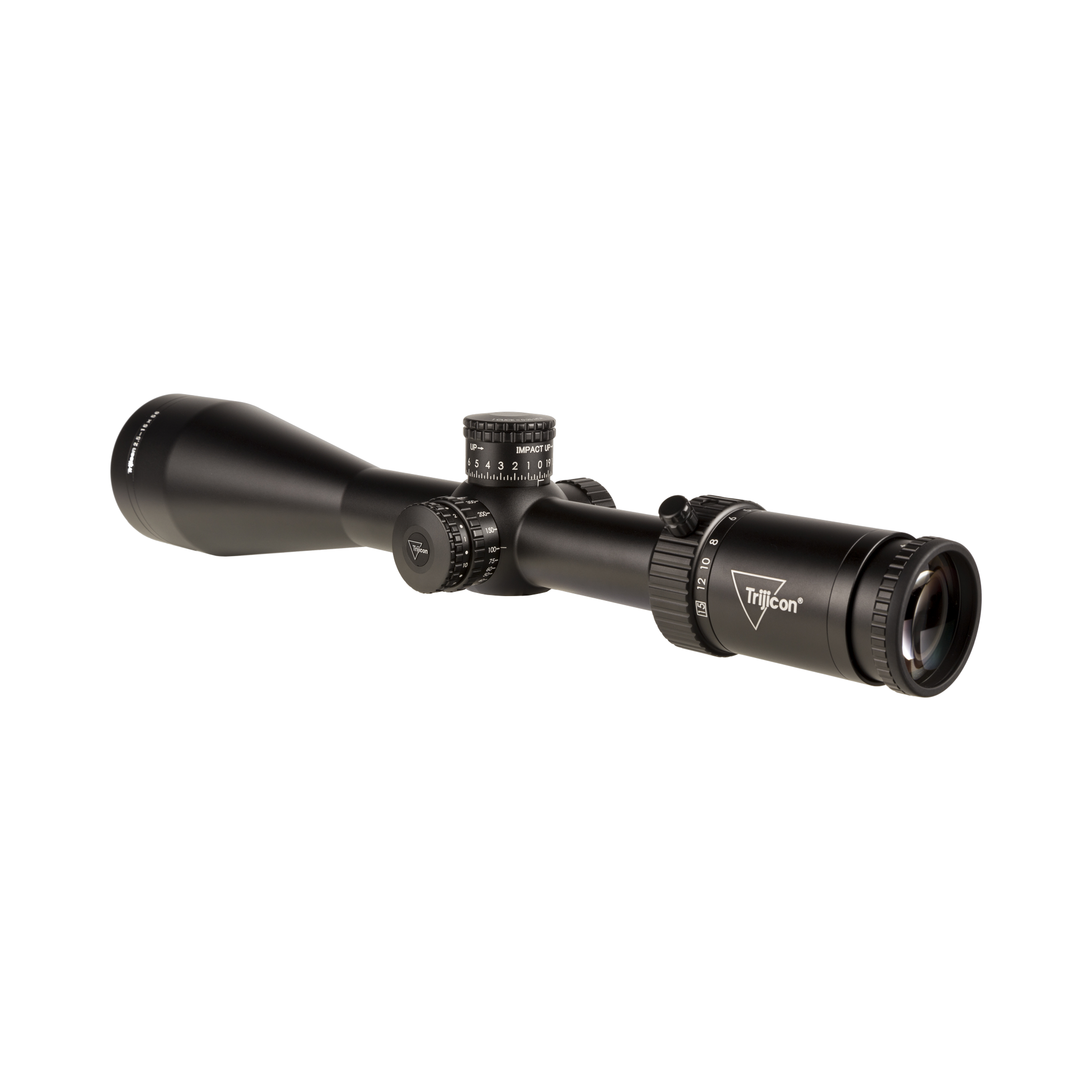 Credo® HX 2,5–15x56 SFP ar sarkanu MOA centrālo punktu, 30 mm, satīna melns, Exp. EL RTZ