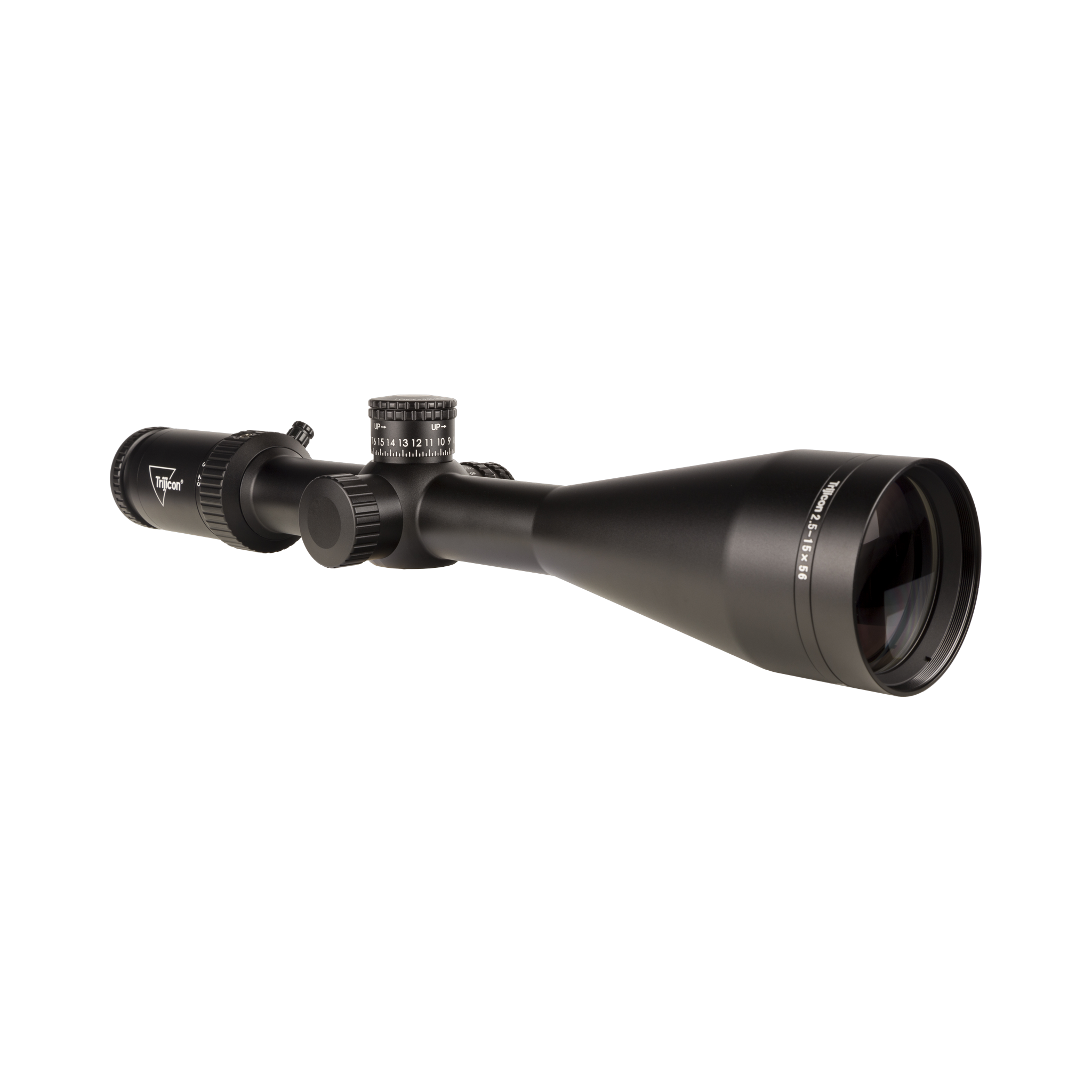 Credo® HX 2,5–15x56 SFP ar sarkanu MOA centrālo punktu, 30 mm, satīna melns, Exp. EL RTZ