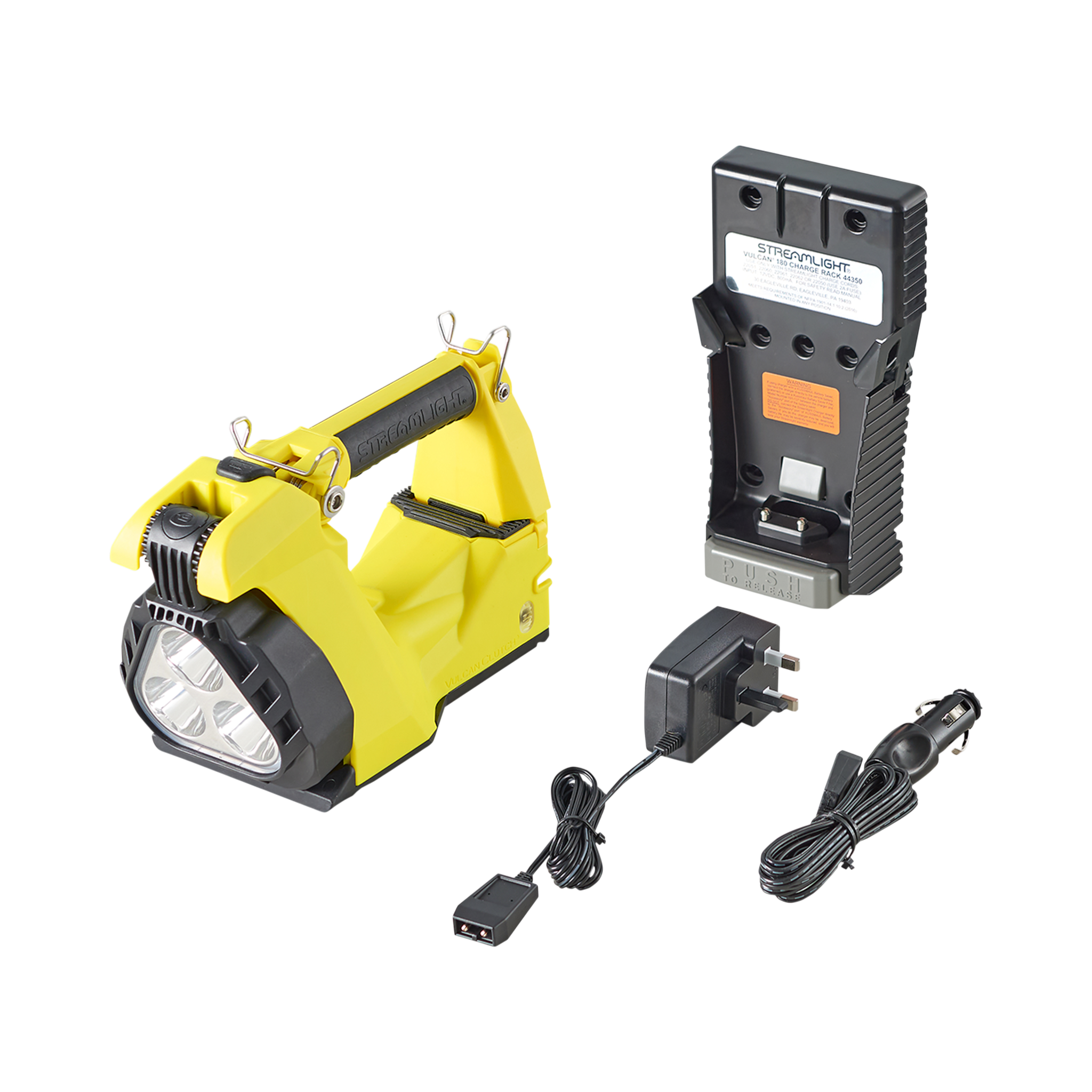 Streamlight Vulcan Clutch - 240V (UK) AC/12V DC- Yellow (44373)