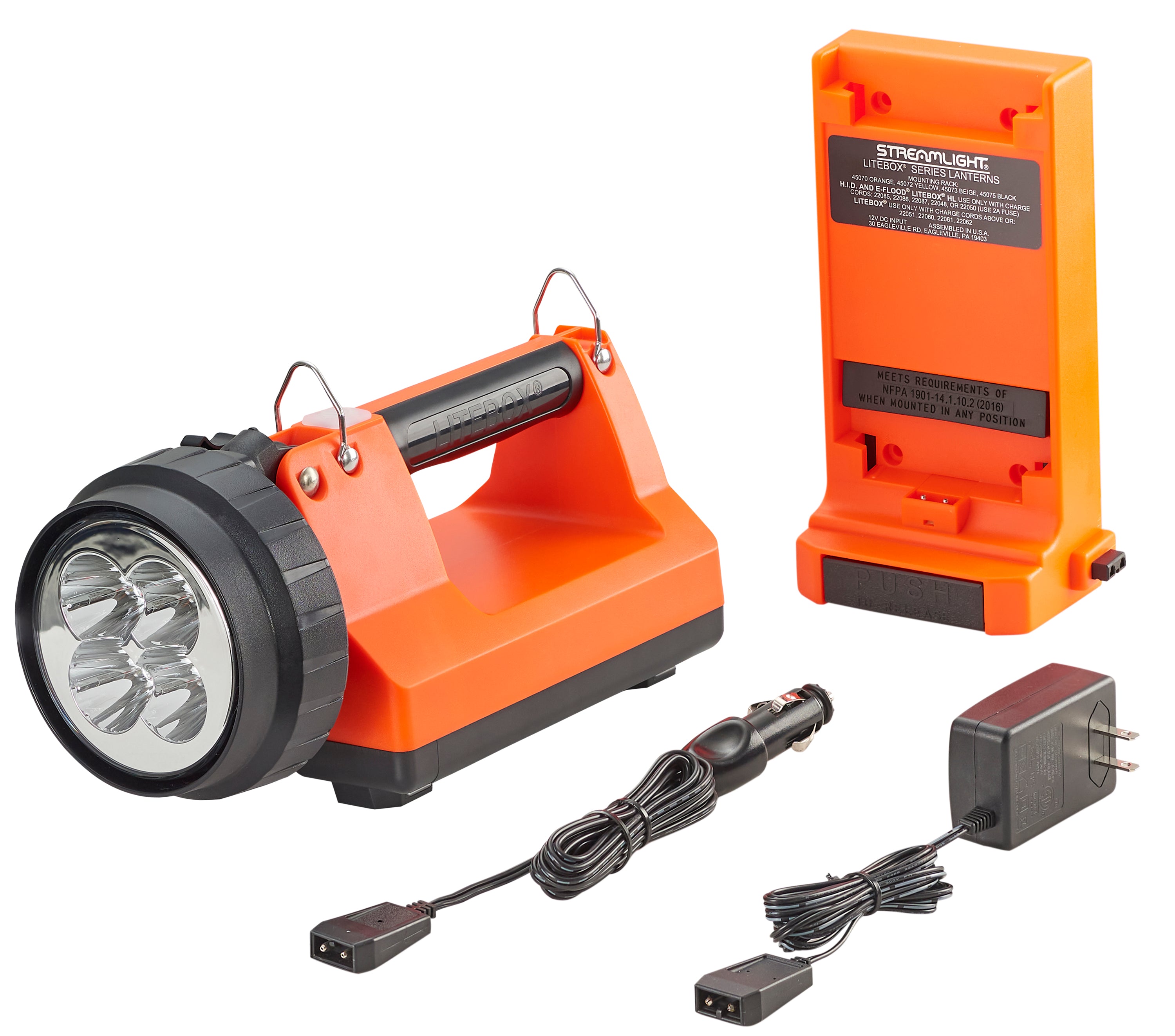 Streamlight E-Spot LiteBox Std. System - 120V/100V AC/12V DC, Orange (45851)