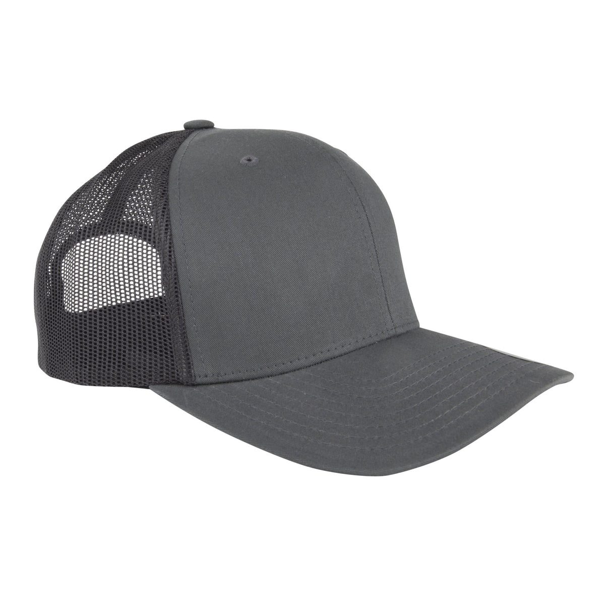 CMC Hat, Logo Snapback Mesh Trucker, Grey