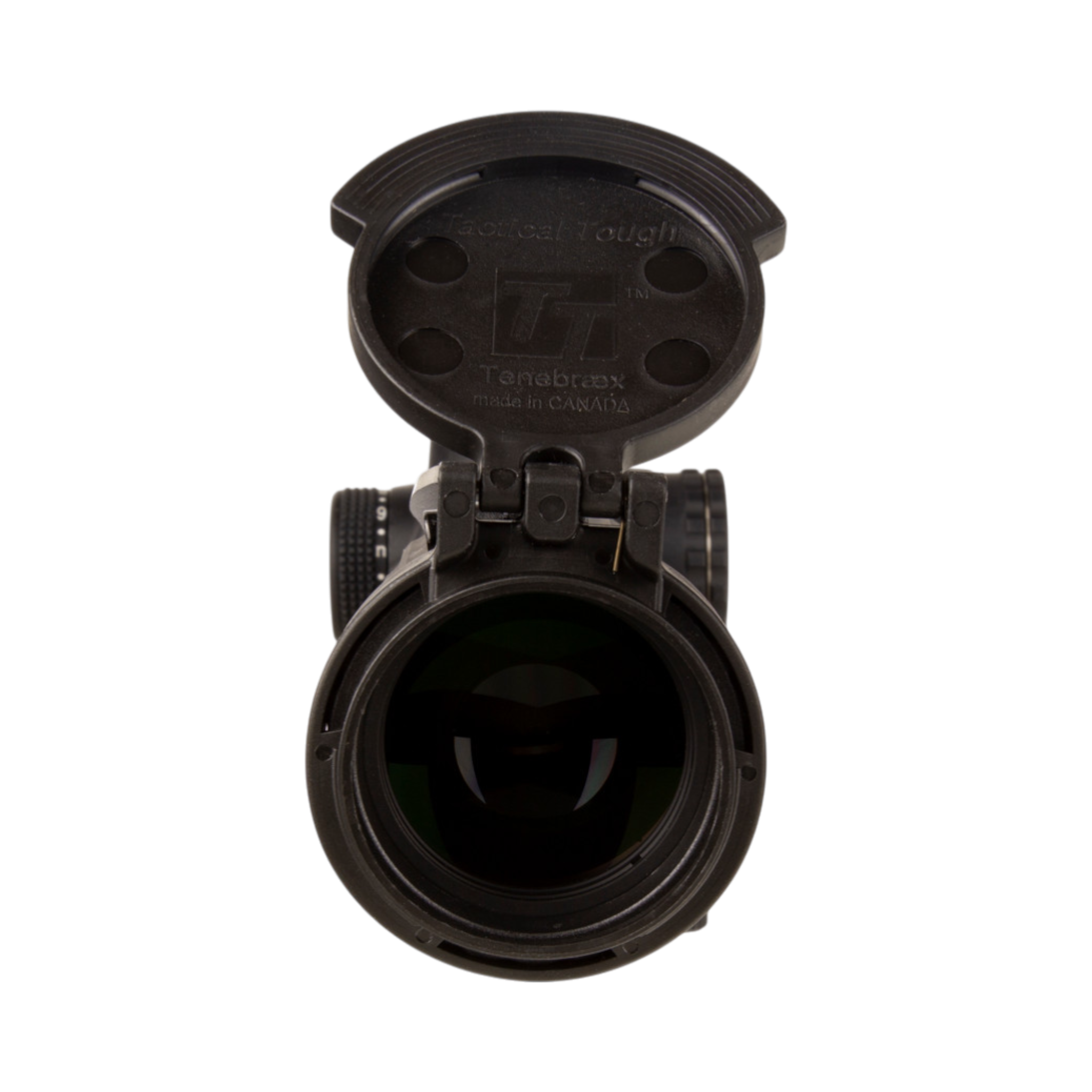 SCO VCOG® 1-8x28 optiskais tēmēklis, sarkans MRAD segmentu aplis, uzliekamie vāciņi, ar Larue Tactical® LT799 stiprinājumu