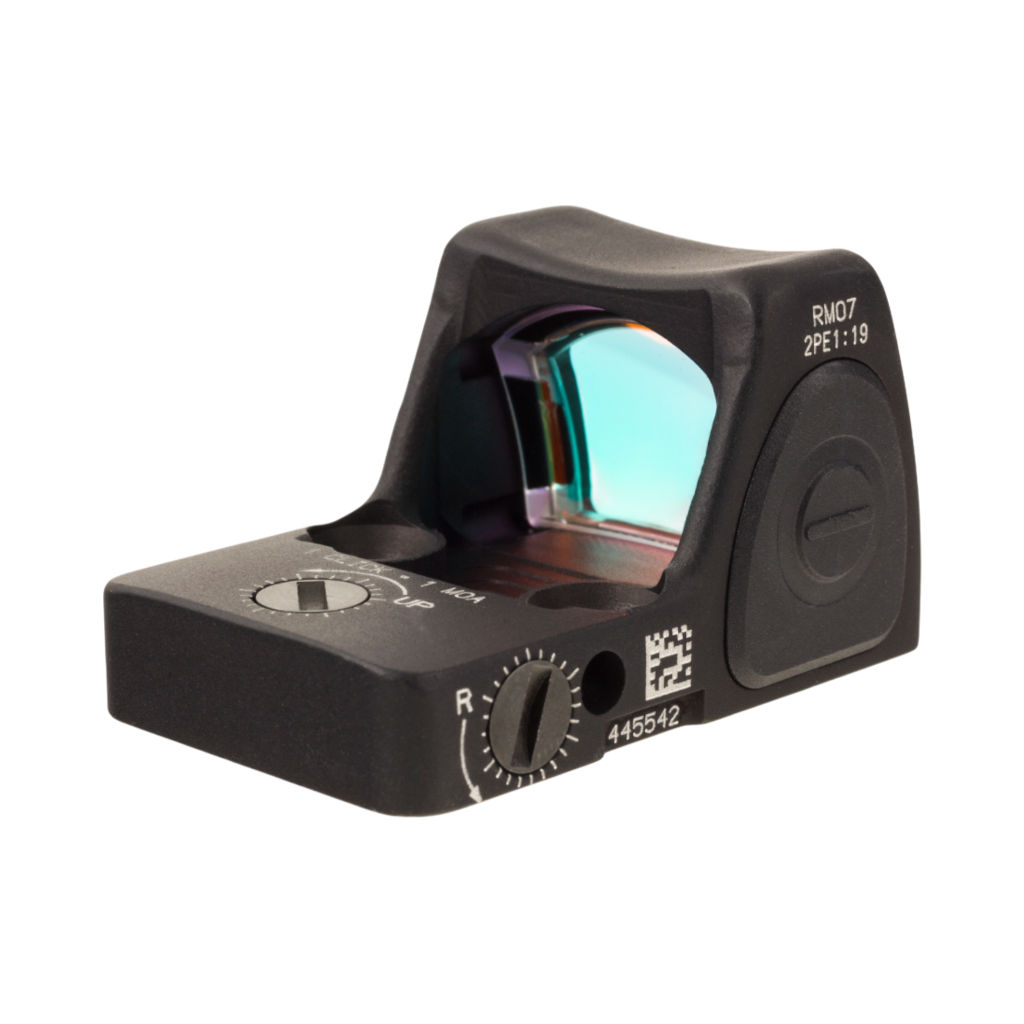 Trijicon Dual Defense™ komplekts – 6,5 MOA Red Dot RMR® Type 2 + melni/zaļi tēmēkļi Glock pistolei