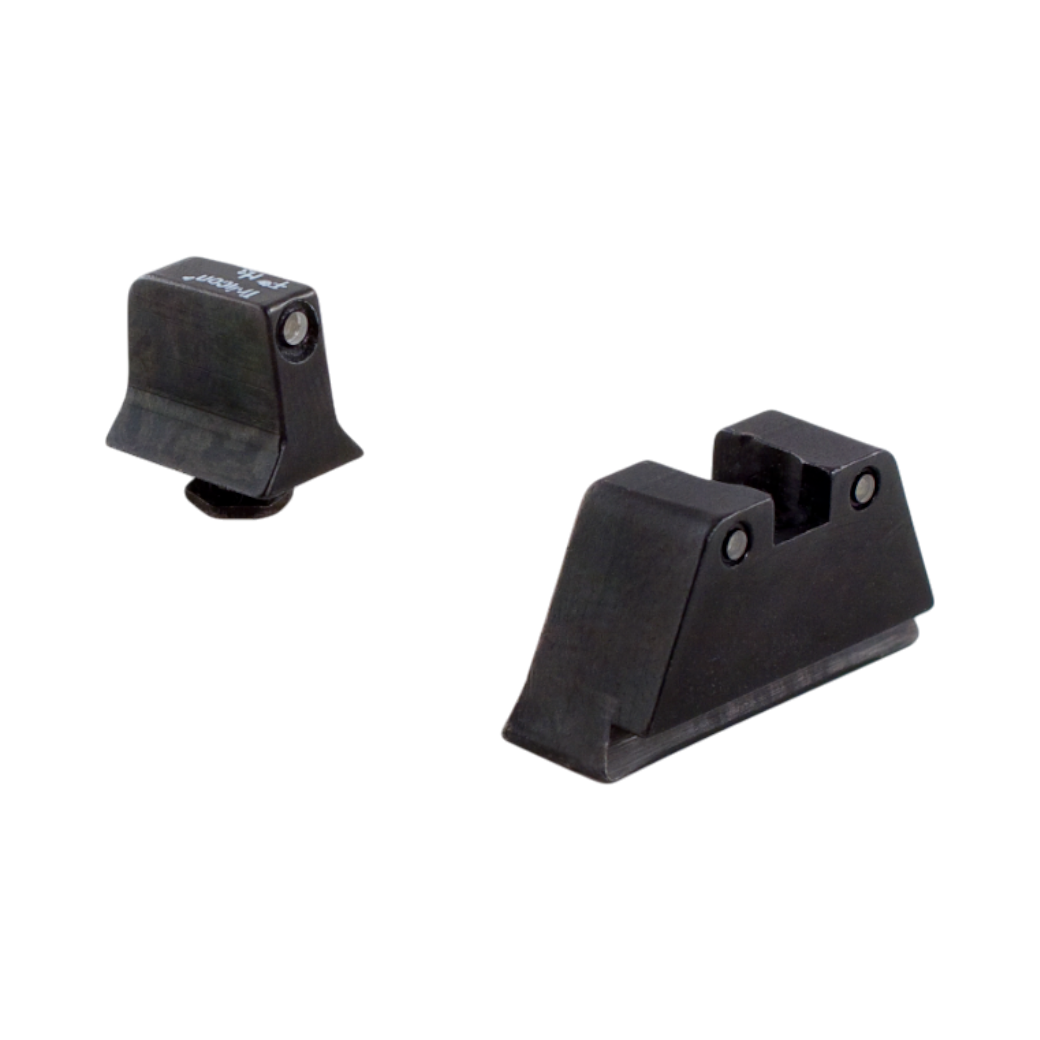 Trijicon Dual Defense™ komplekts – 3,25 MOA Red Dot RMR® Type 2 + melni/zaļi tēmēkļi Glock pistolei