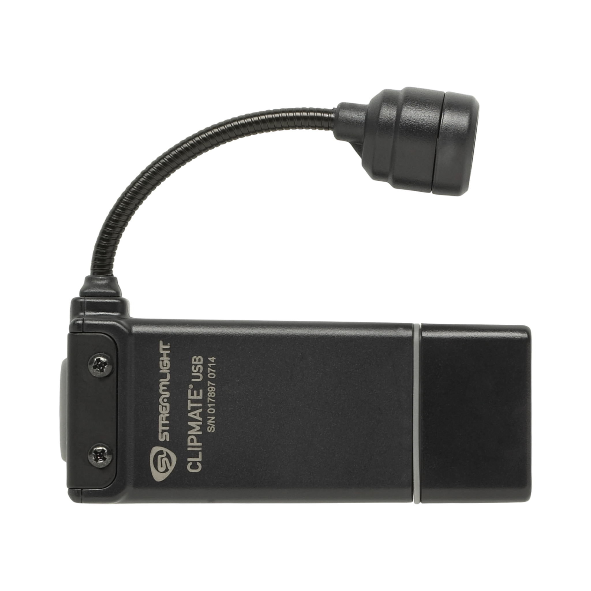 Streamlight ClipMate USB - Light only - Black with White and Red LEDs (61125)