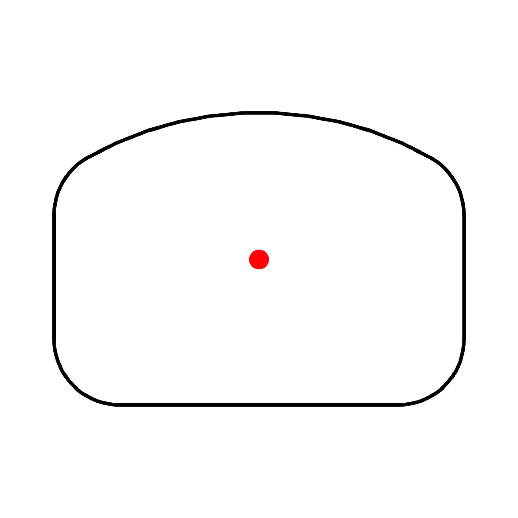 Trijicon RCR™ Adjustable LED 3.25 MOA Red Dot