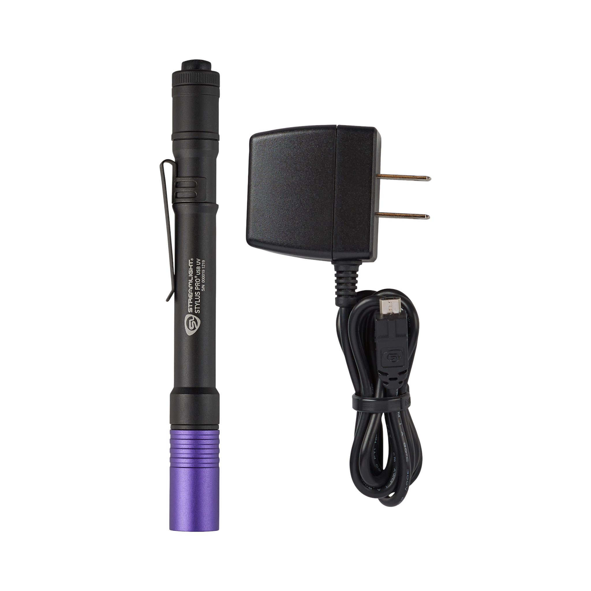 Streamlight Pro USB UV - 120 V maiņstrāva - Iekļauts neilona maksts (66148)