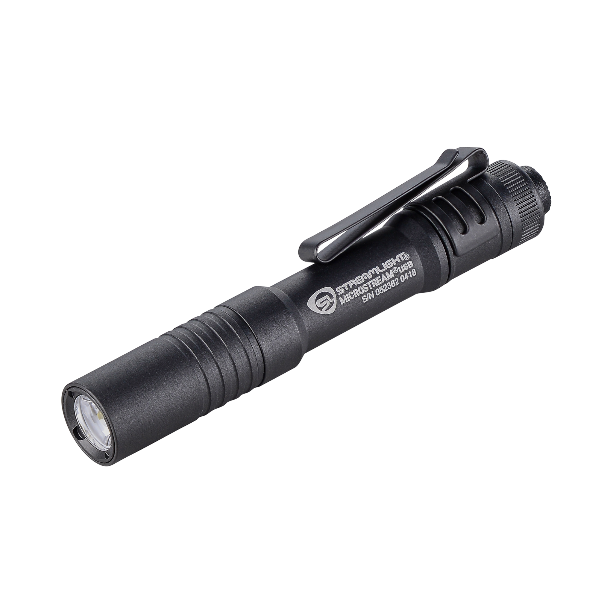 Streamlight MicroStream USB - Incl. USB cord and lanyard - Clam - Black (66601)