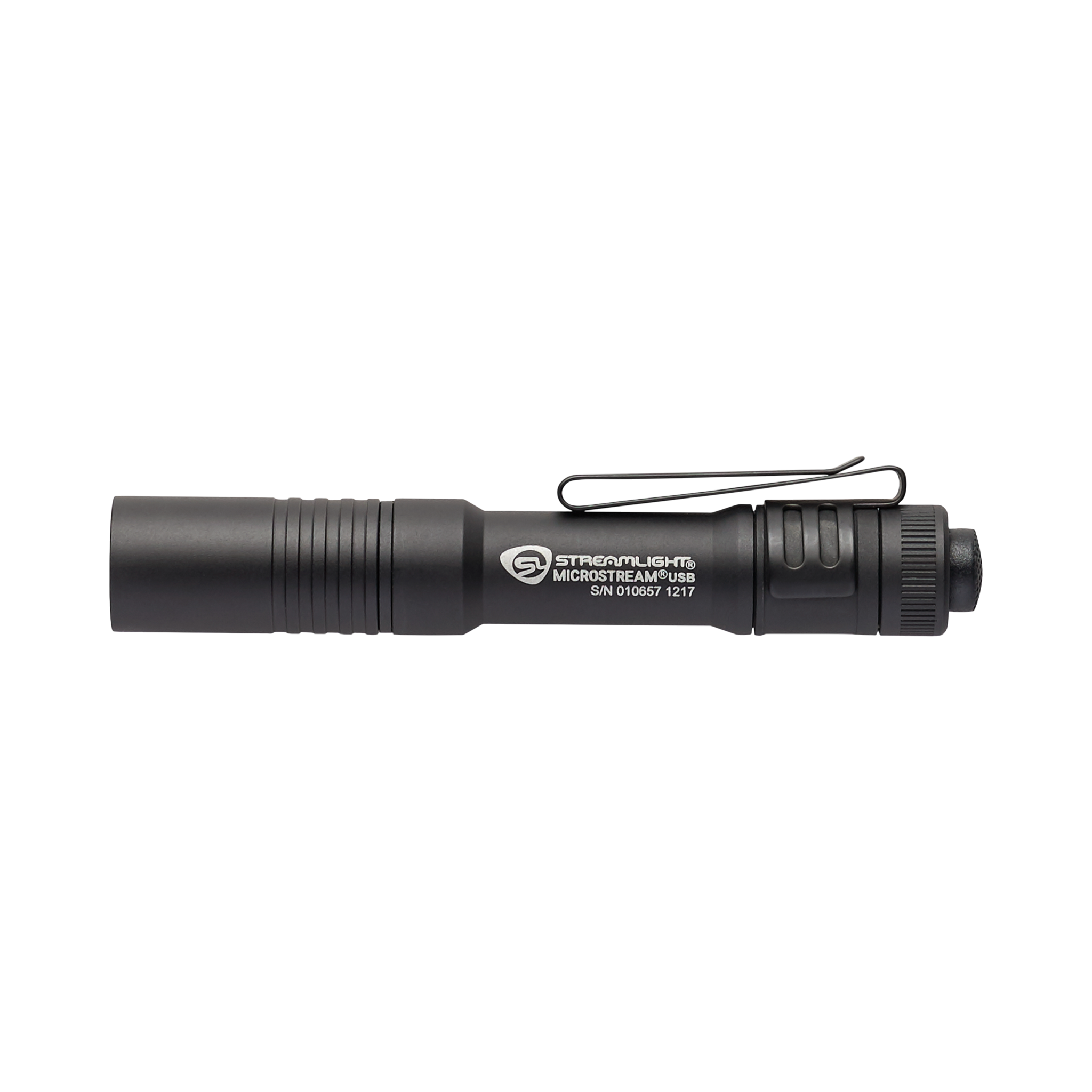 Streamlight MicroStream USB - Incl. USB cord and lanyard - Clam - Black (66601)