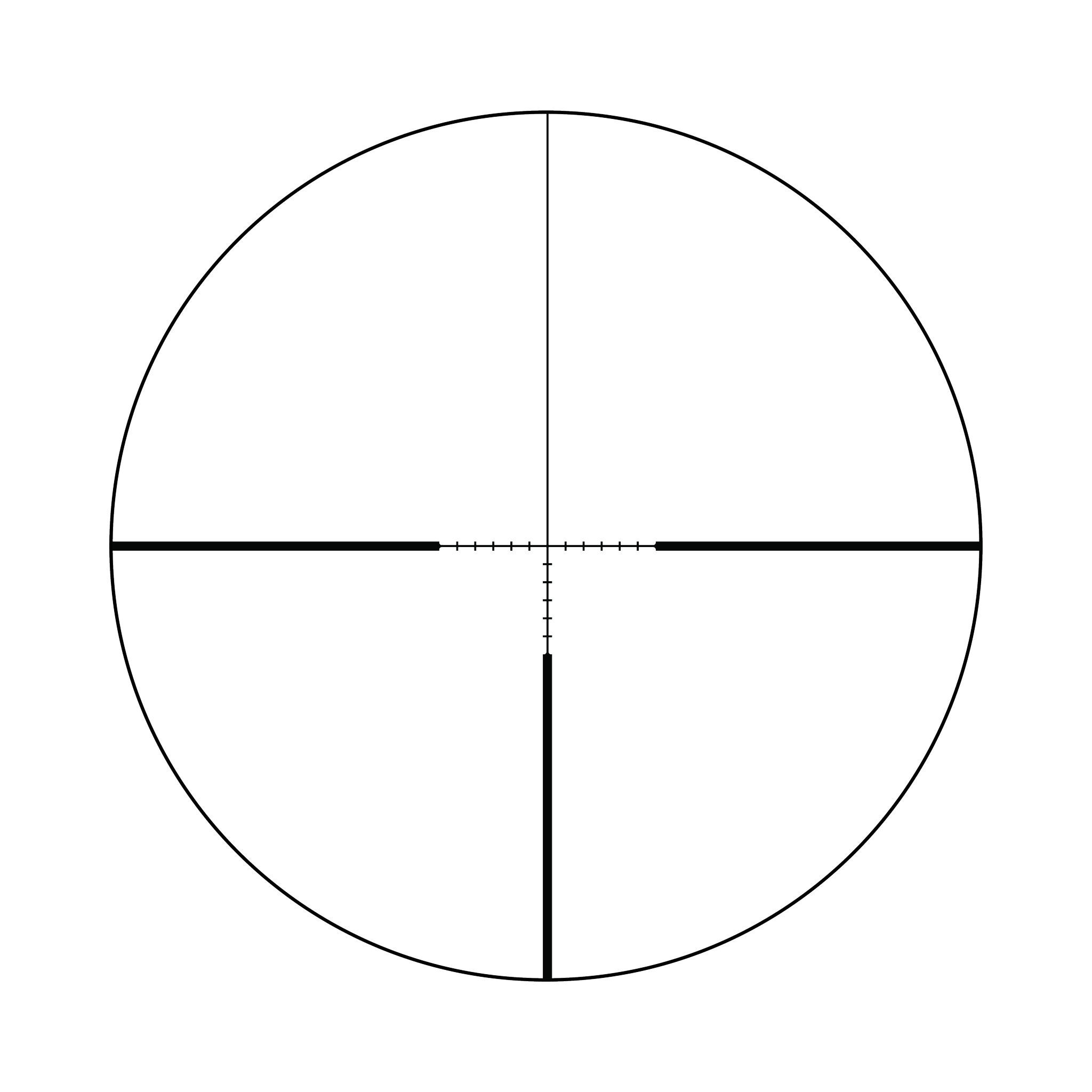 Ascent® 1-6x24 optiskais tēmēklis ar BDC mērķa fiksatoriem, 30 mm, matēti melns, regulatori ar aizsargvāciņiem