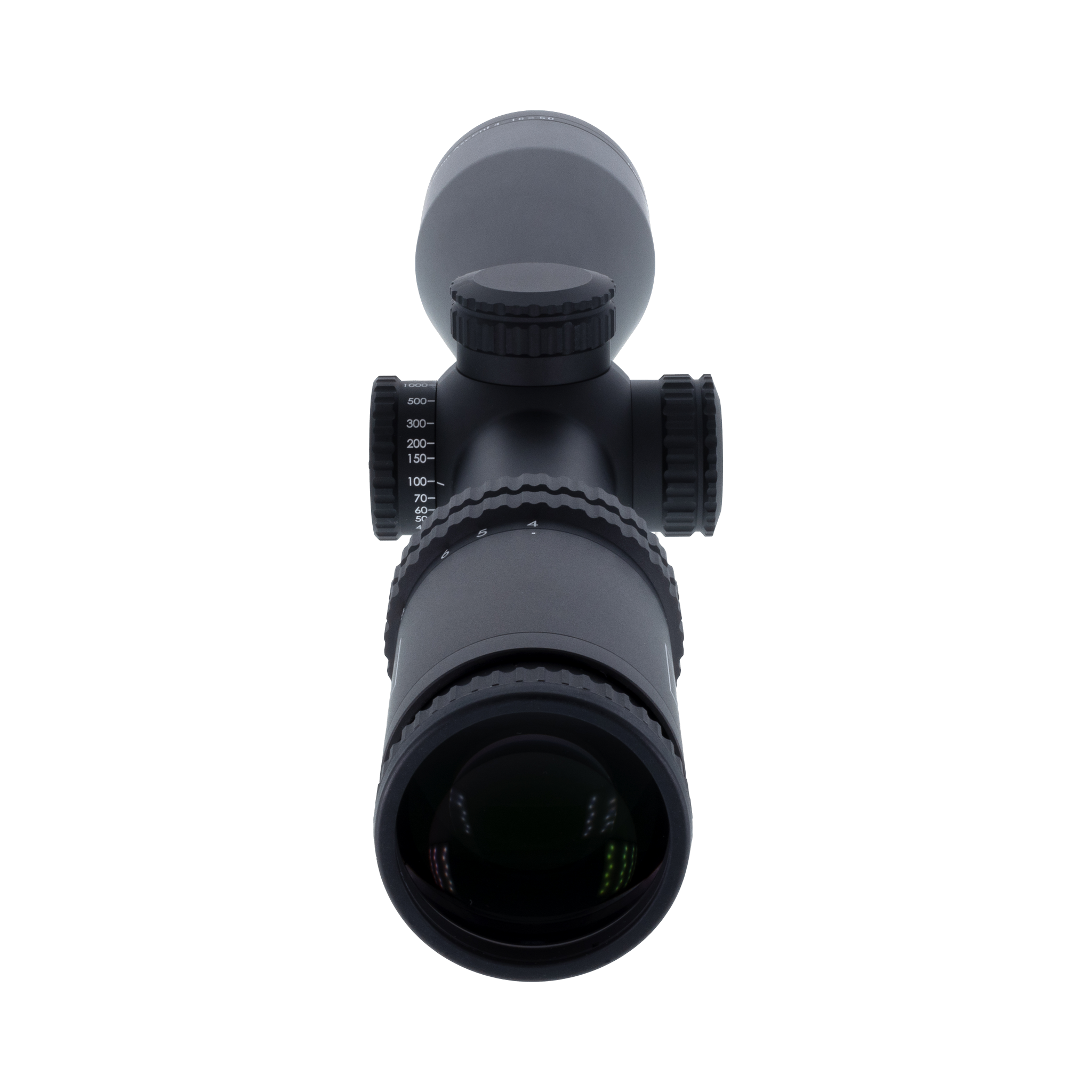 Ascent® 4–16x50 optiskais tēmēklis ar BDC mērķa fiksatoriem, 30 mm, matēti melns, regulatori ar aizsargvāciņiem