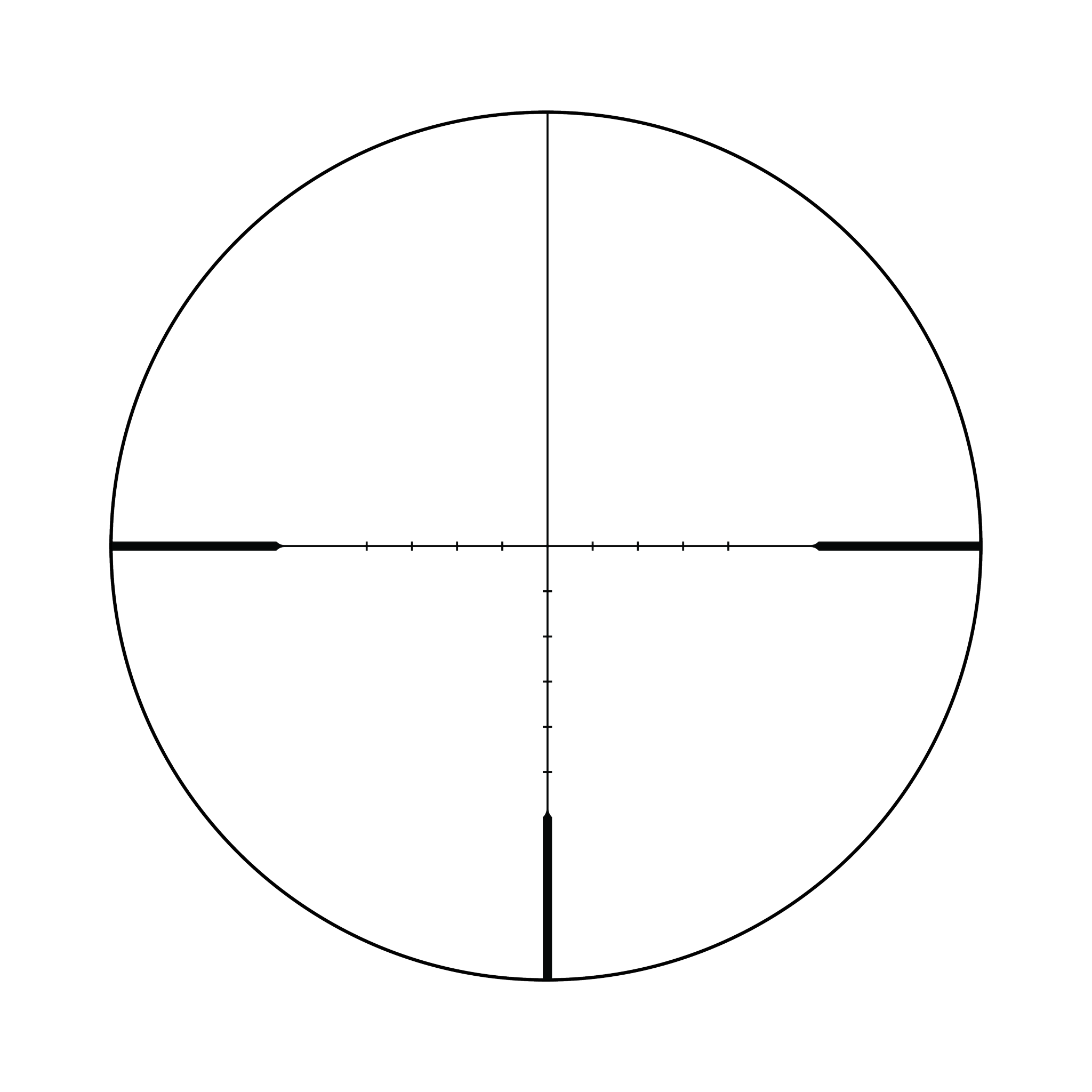 Ascent® 4–16x50 optiskais tēmēklis ar BDC mērķa fiksatoriem, 30 mm, matēti melns, regulatori ar aizsargvāciņiem