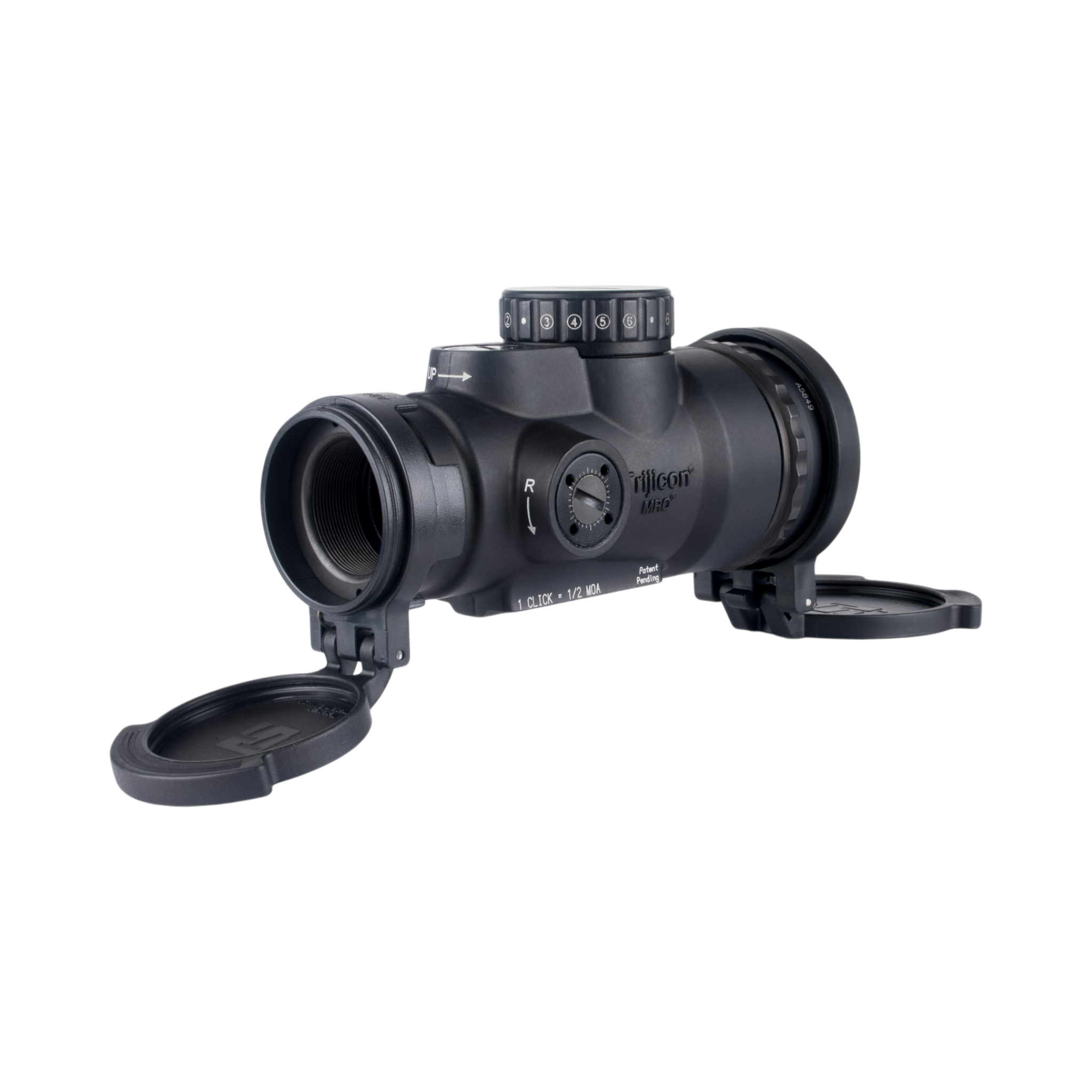 Trijicon MRO® HD Patrol regulējams LED tēmēklis ar 68 MOA tēmējlīniju un 2,0 MOA sarkanu punktu