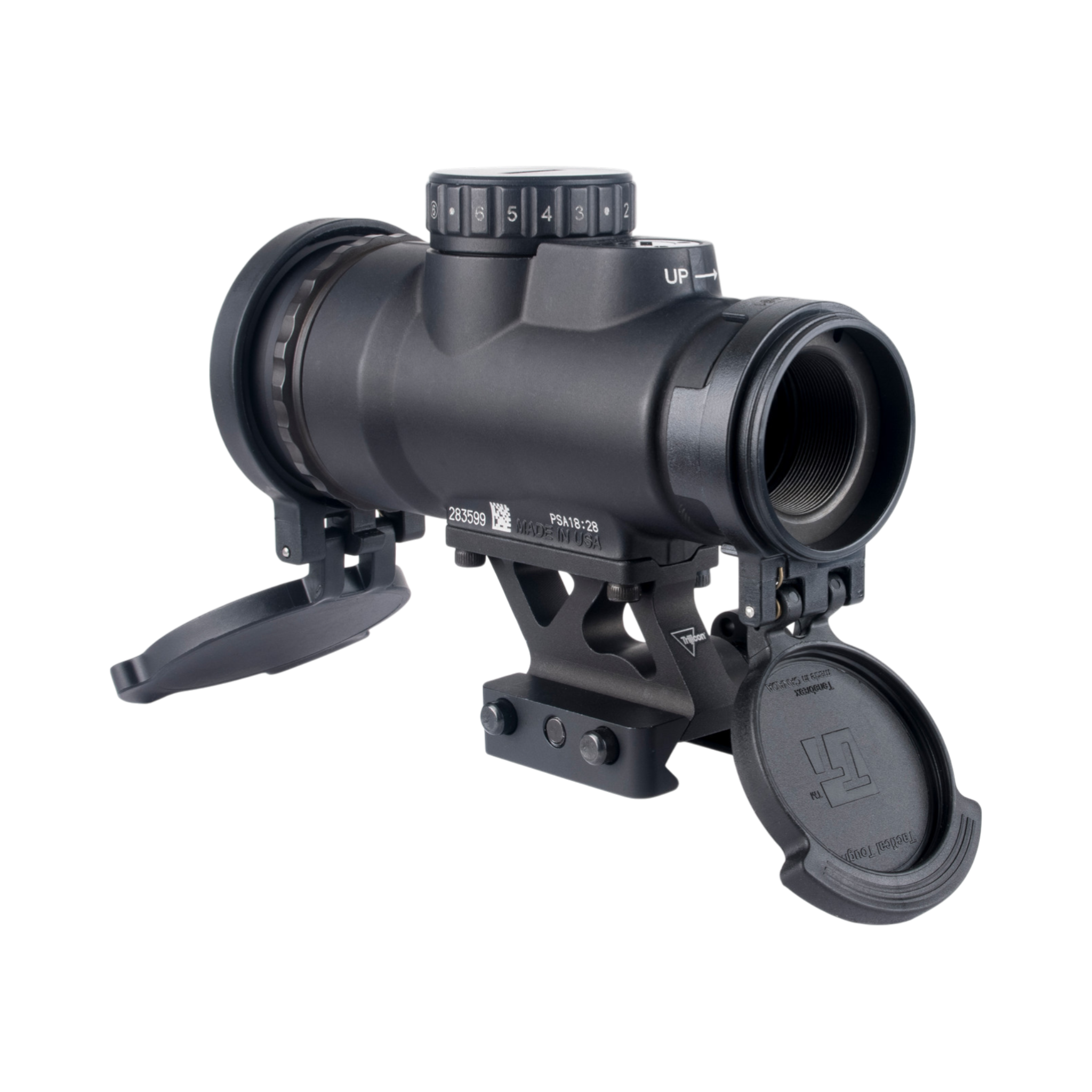 Trijicon MRO® HD Patrol regulējams LED tēmēklis ar 68 MOA tēmēkļa līniju un 2,0 MOA sarkanu punktu; 1/3 CW QR Q-LOC (AC32071)
