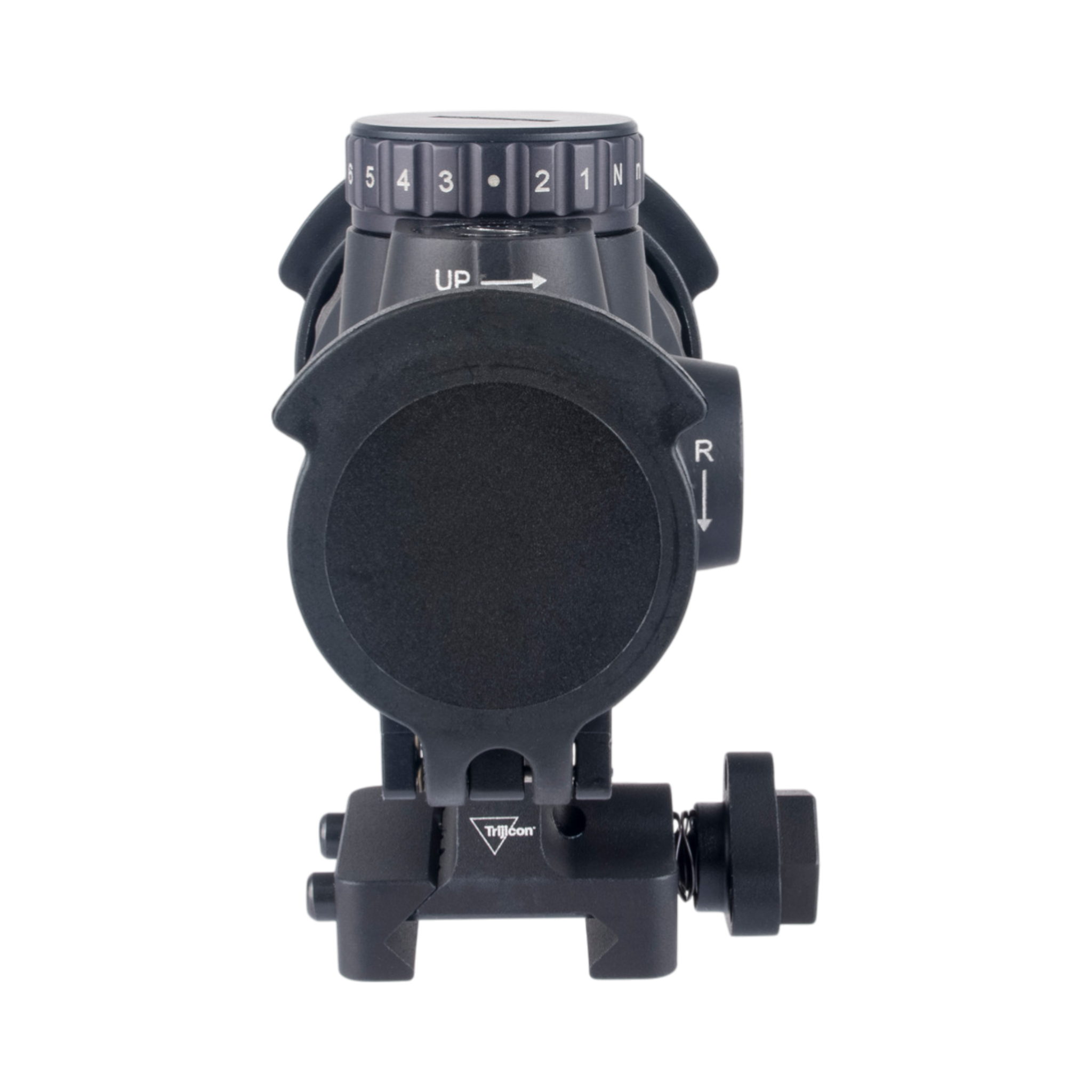 Trijicon MRO® HD Patrol regulējams LED tēmēklis ar 68 MOA tēmēkļa krustu un 2,0 MOA sarkanu punktu; pilnībā pagriežams ātrās nomaiņas Q-LOC (AC32070)