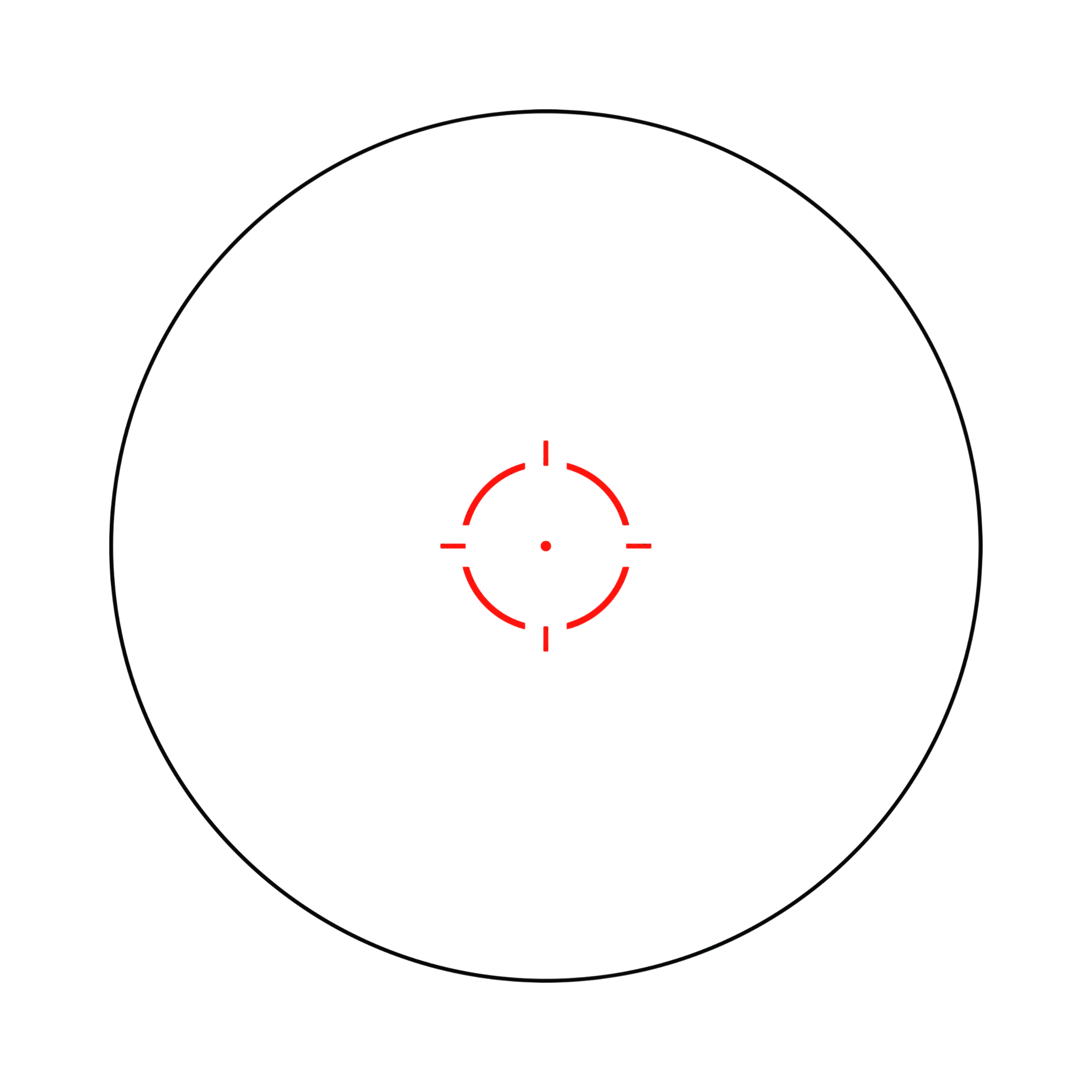 Trijicon MRO® HD Patrol regulējams LED tēmēklis ar 68 MOA tēmēkļa krustu un 2,0 MOA sarkanu punktu; pilnībā pagriežams ātrās nomaiņas Q-LOC (AC32070)