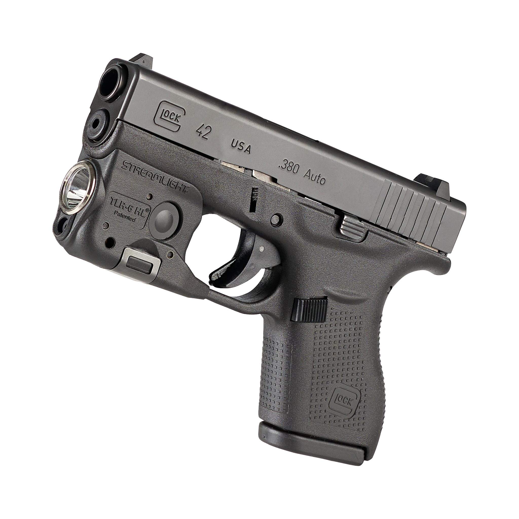 Streamlight HL (GLOCK® 42/43) Biała dioda LED / czerwony laser – czarny   (69340)