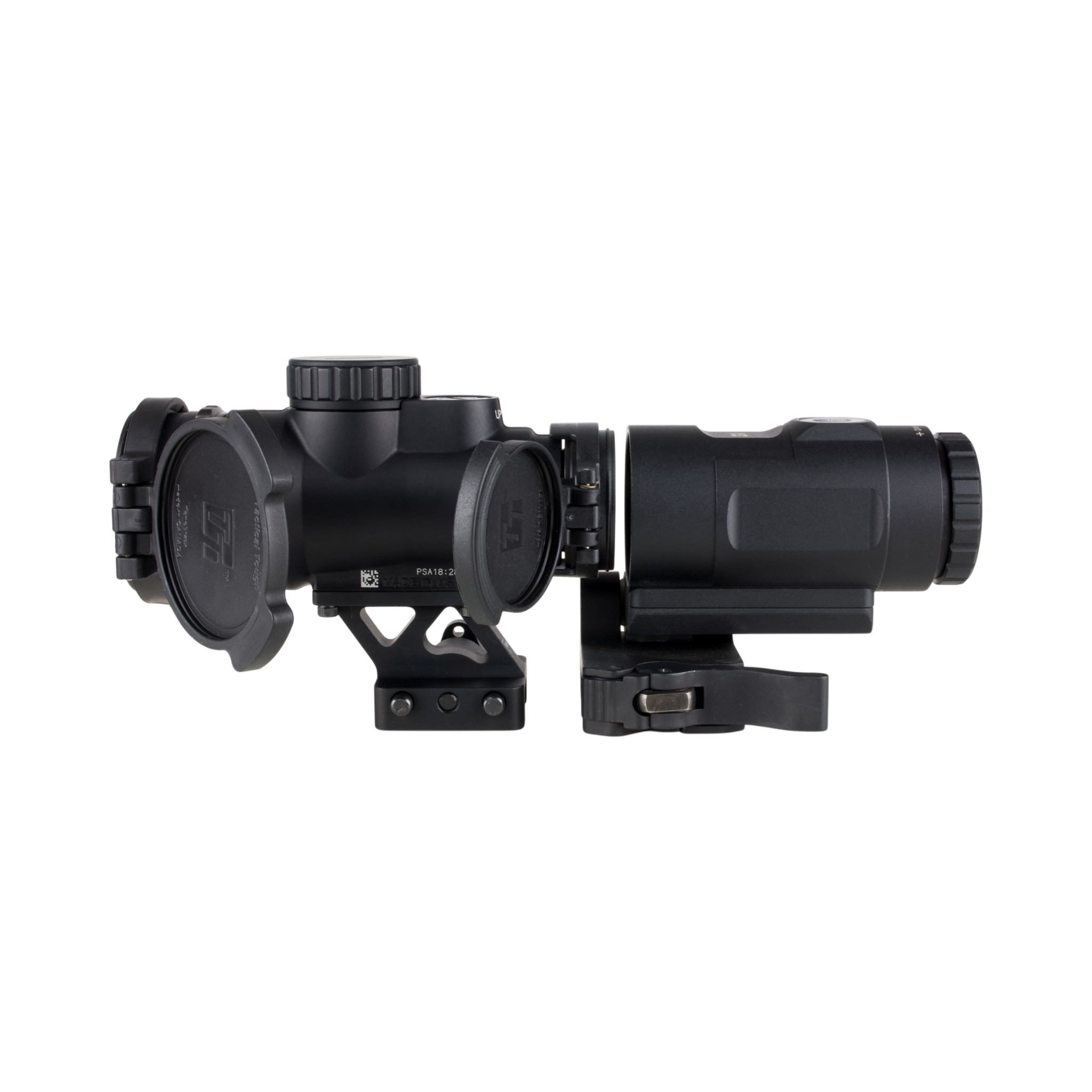 Trijicon MRO SD Patrol 1x25, 3x Mag, Adj. LED, 2 MOA Red Dot; Full CW Q-LOC (AC32070); 3X Mag QR-FTS