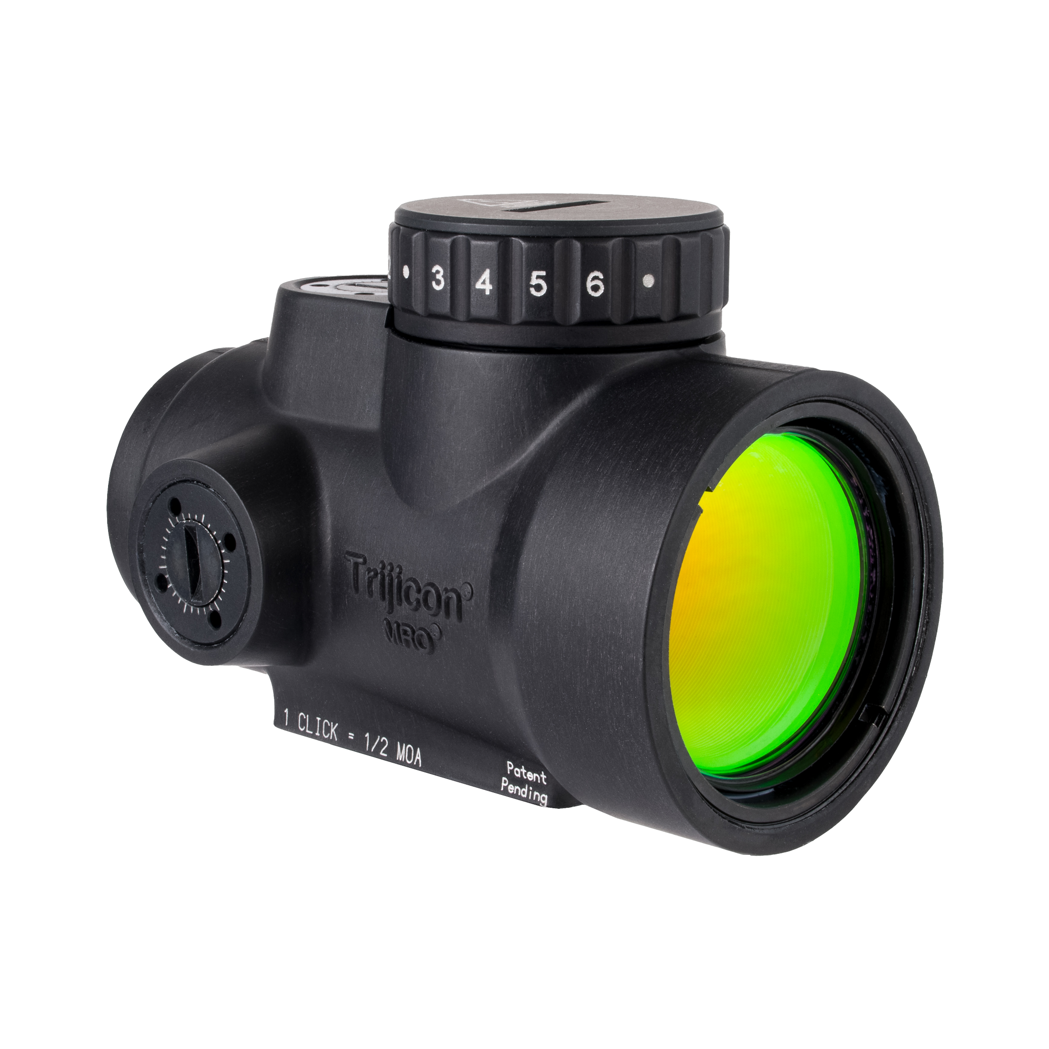 Trijicon MRO® SD 1x25 tēmēklis ar zaļu punktu un regulējamu zaļo punktu (2,0 MOA)