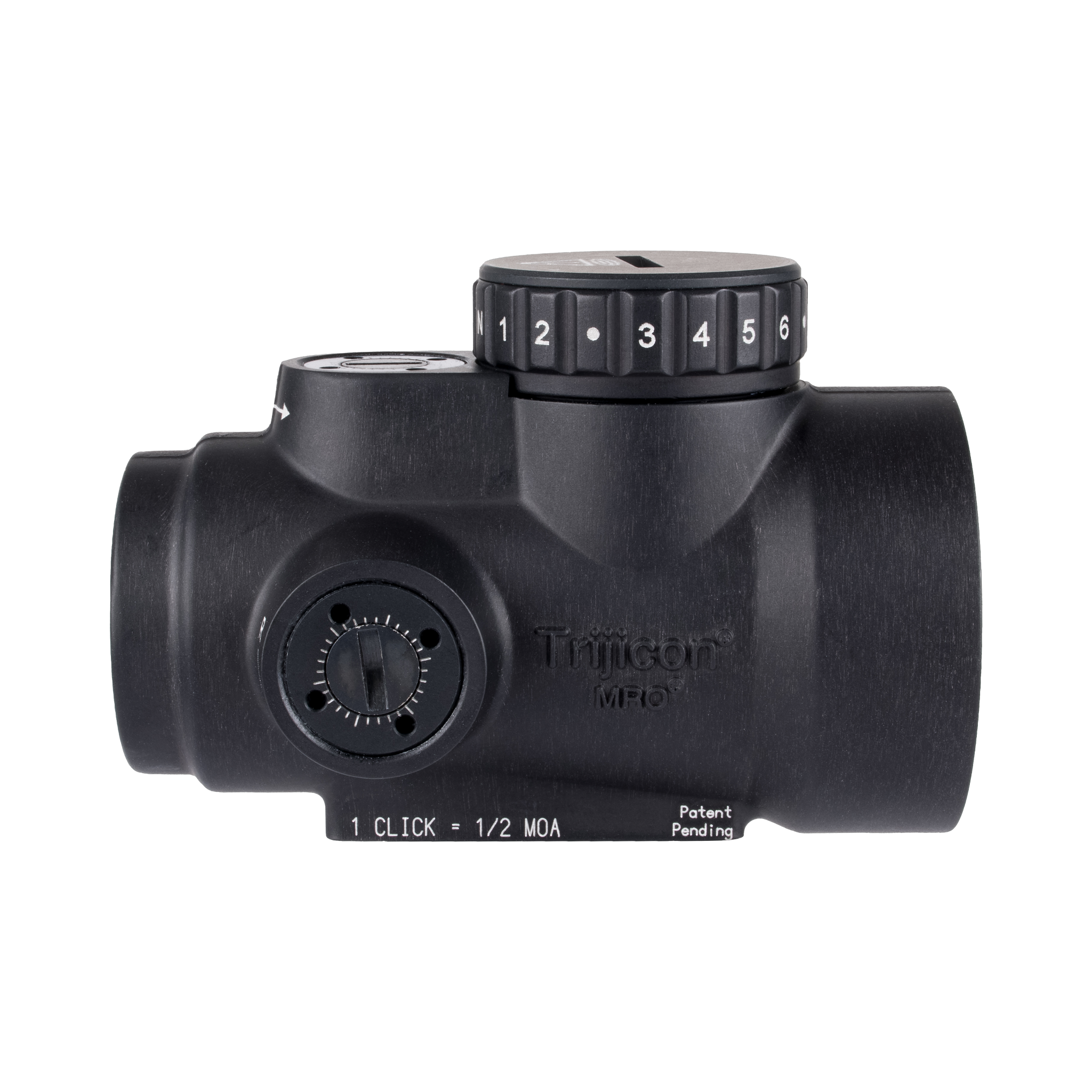 Trijicon MRO® SD 1x25 tēmēklis ar zaļu punktu un regulējamu zaļo punktu (2,0 MOA)