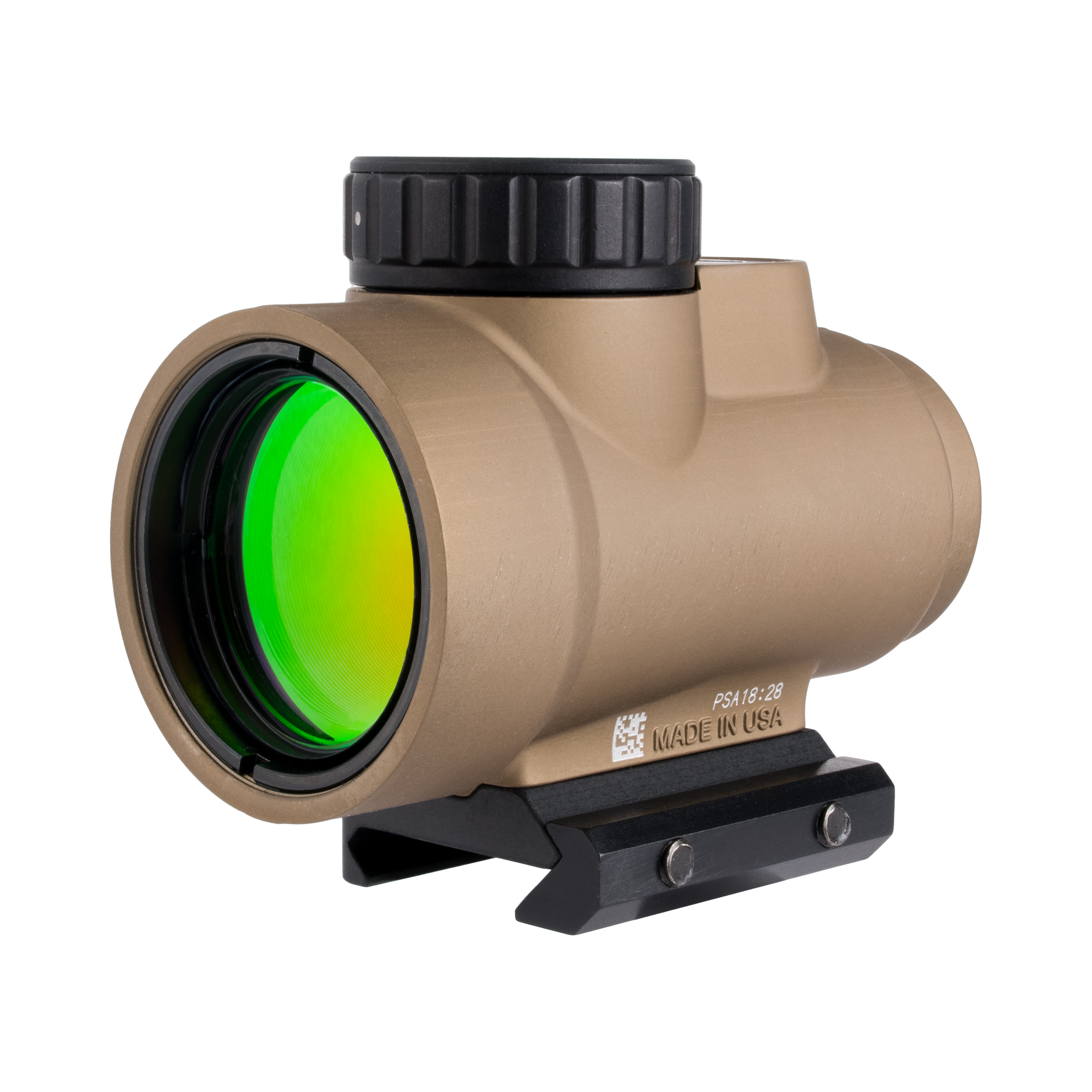 Trijicon MRO® SD 1x25 ar regulējamu LED 2,0 MOA sarkano punktu, anodēts koijotu brūnā krāsā; zems stiprinājums (AC32067)