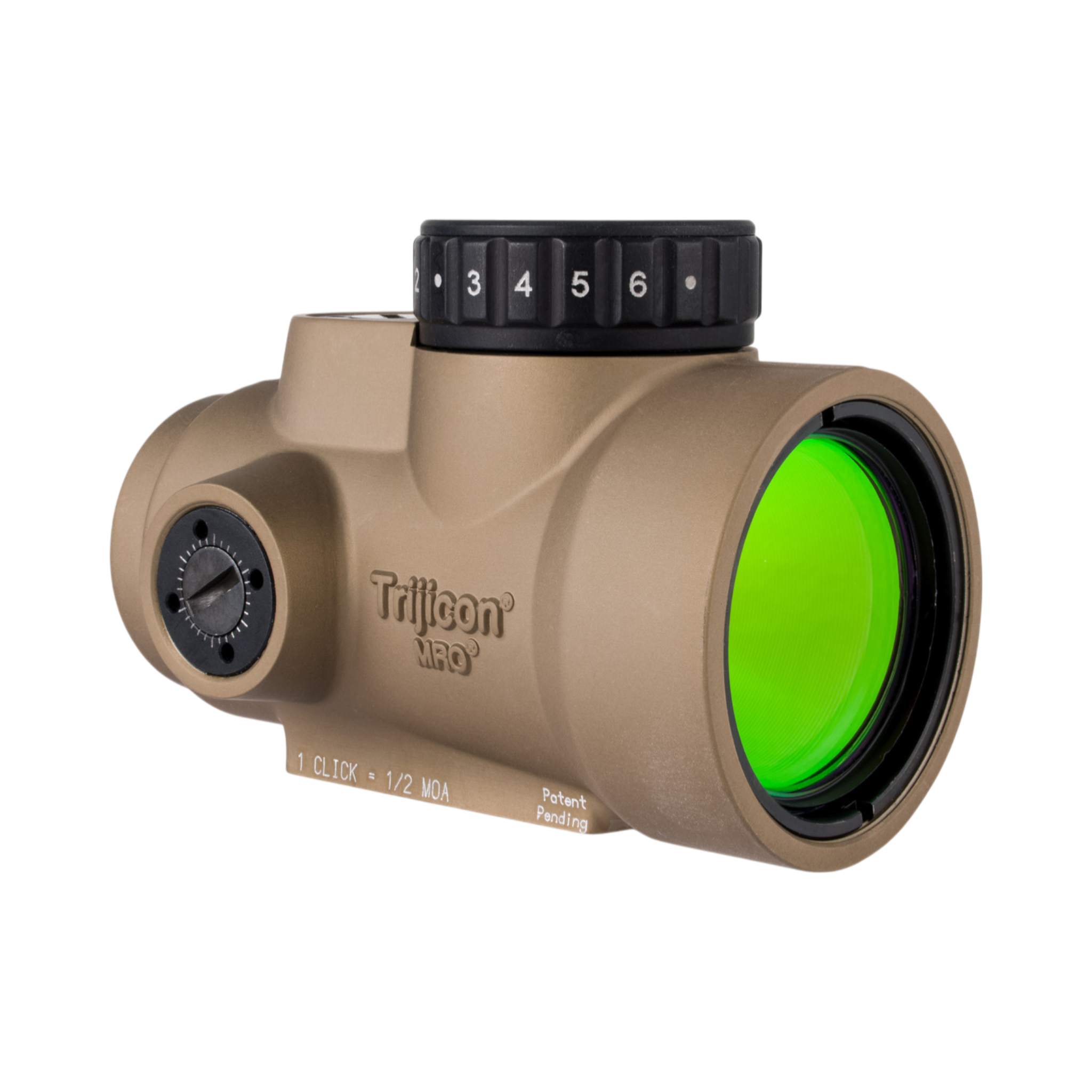 Trijicon MRO® SD 1x25 Green Dot Sight w/ Adj. LED 2.0 MOA Green Dot, Coyote Brown Anodized