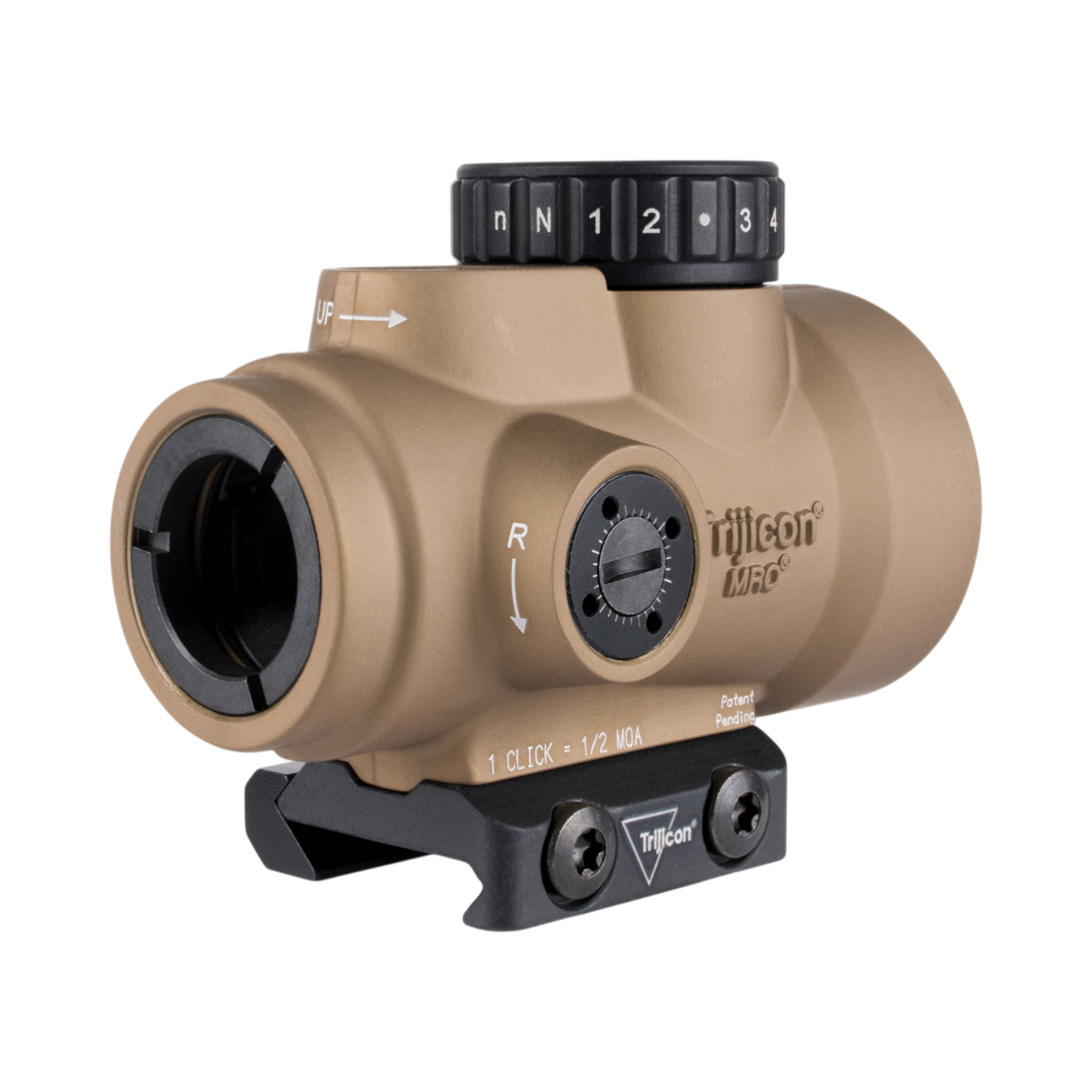 Trijicon MRO® SD 1x25 w/ Adj. LED 2.0 MOA Green Dot, Coyote Brown Anodized; Low Mount (AC32067)