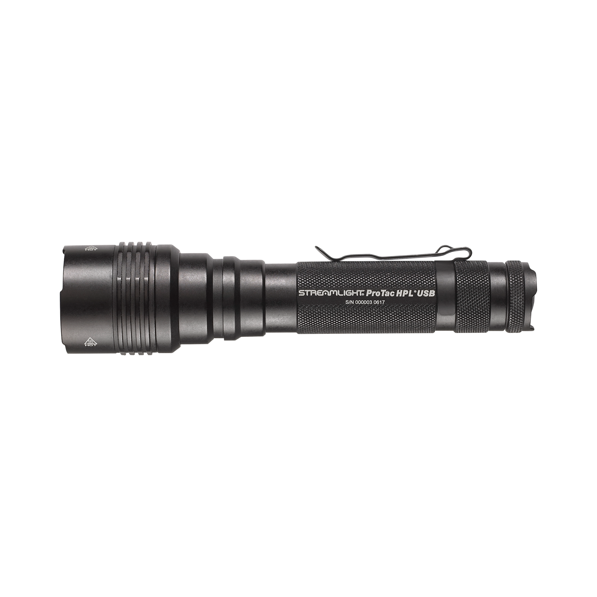 Streamlight ProTac HPL USB - Incl. USB cord and holster - Clam - Black (88076)