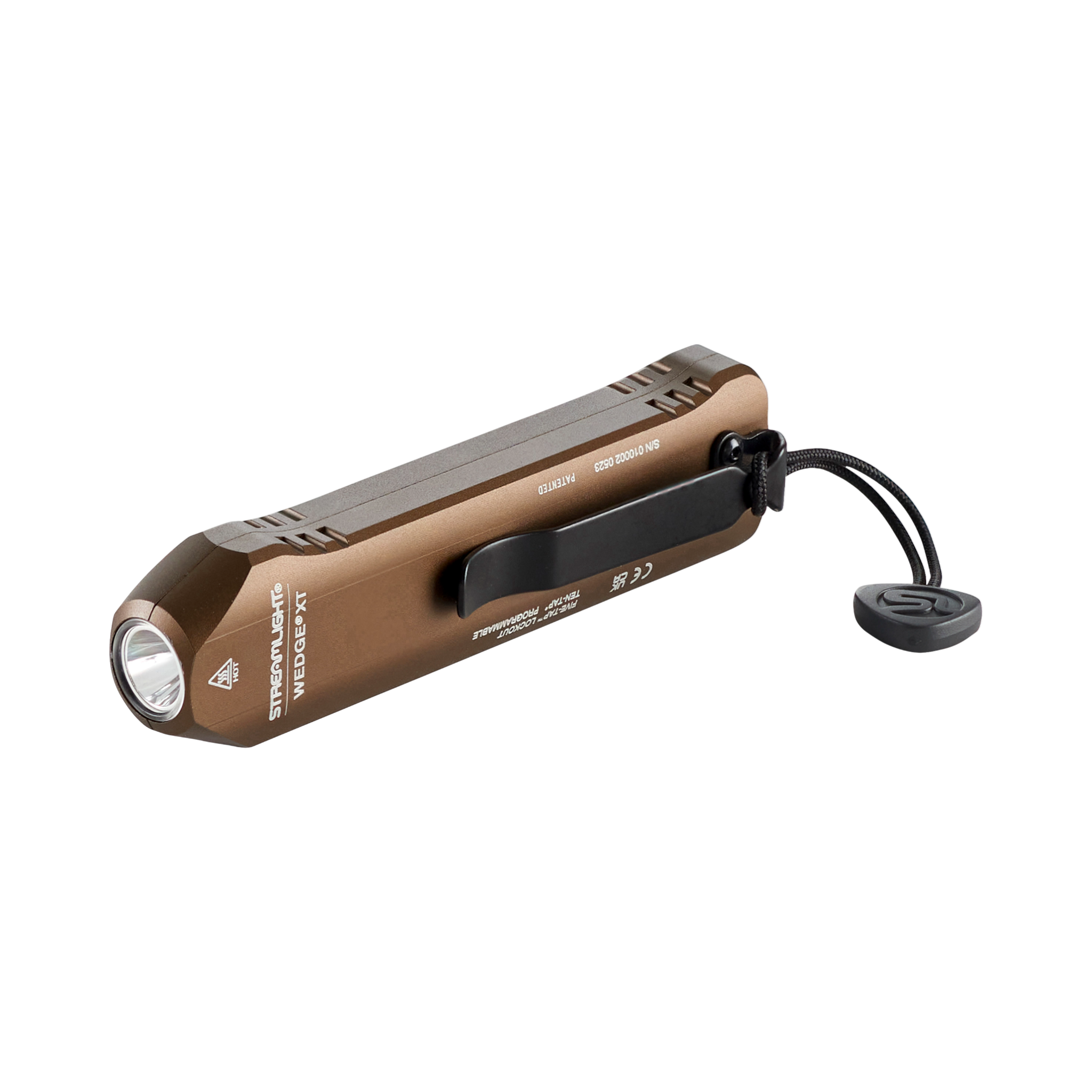 Streamlight Wedge XT - Incl. USB-C cord, pocket lanyard - Coyote (88813)