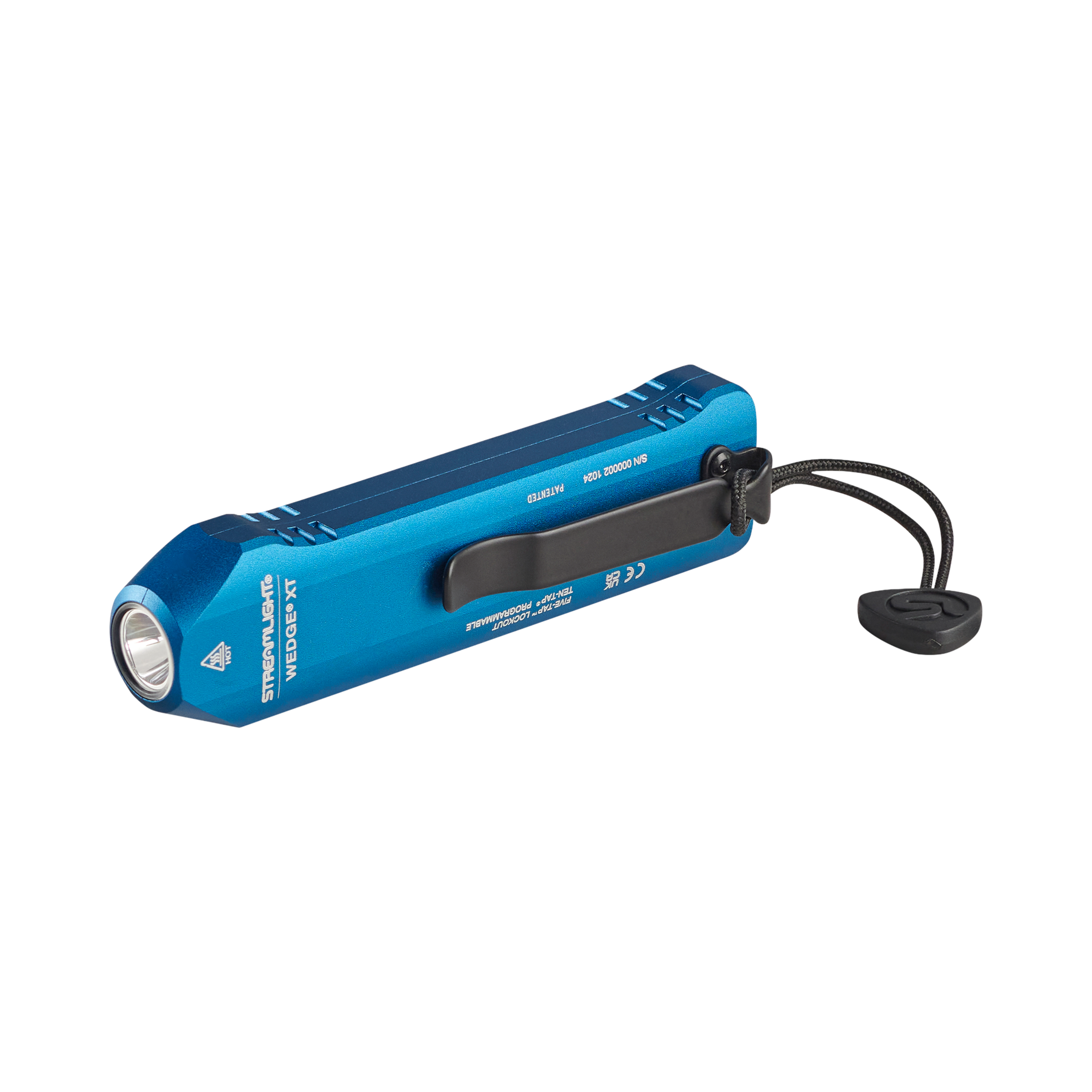 Streamlight XT – w zestawie przewód USB-C i smycz kieszonkowa – niebieski (C.O.P.S) (88825)