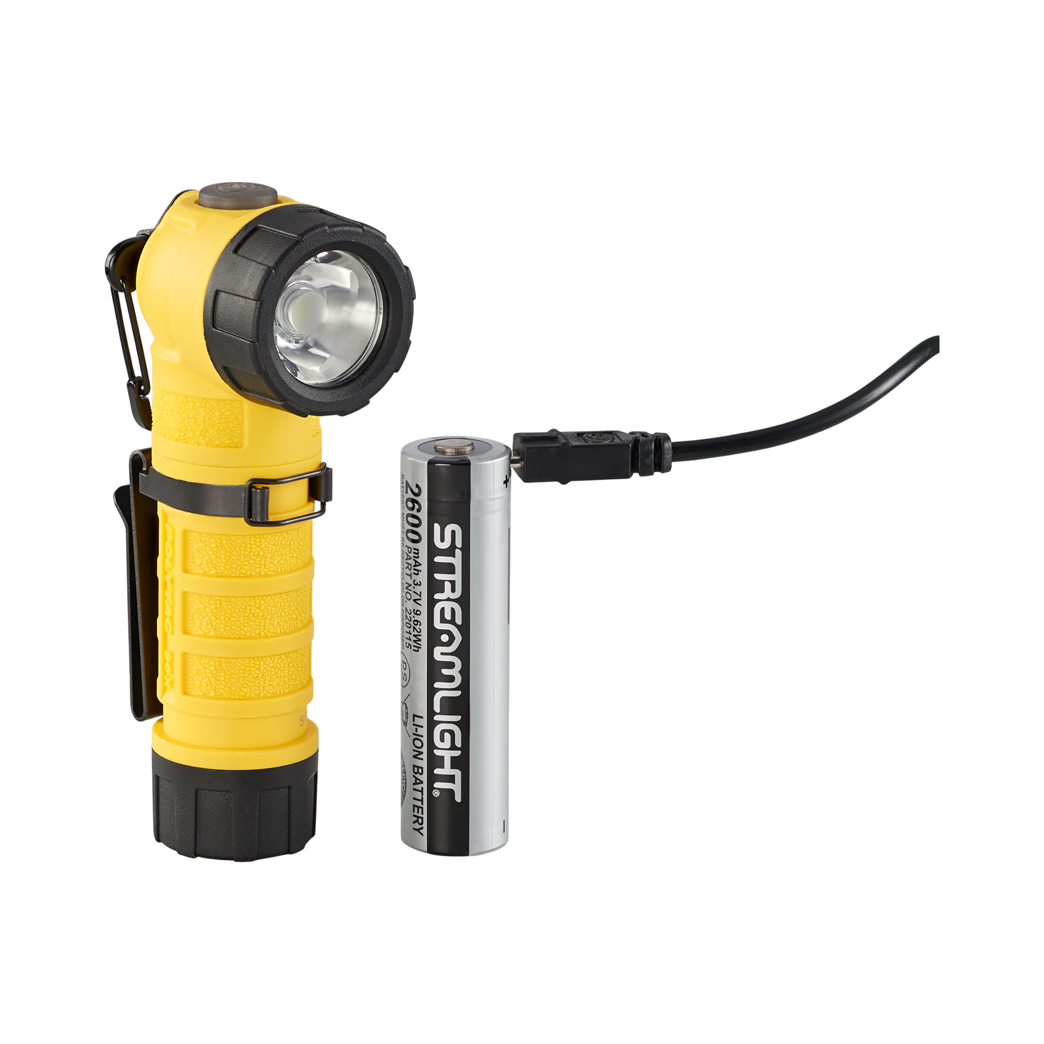 Streamlight PolyTac 90 X USB - Incl. SL-B26 battery pack and USB cord  - Yellow (88836)