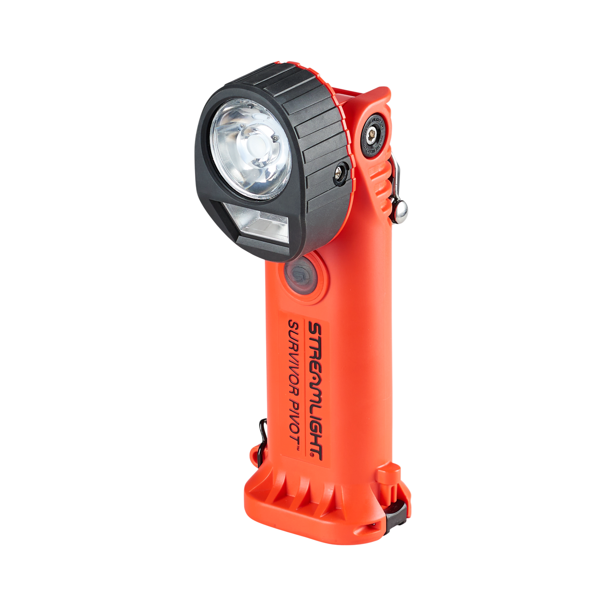 Streamlight Survivor Pivot - 230V AC/12V DC (Alkaline battery carrier not included) - Orange (91803)