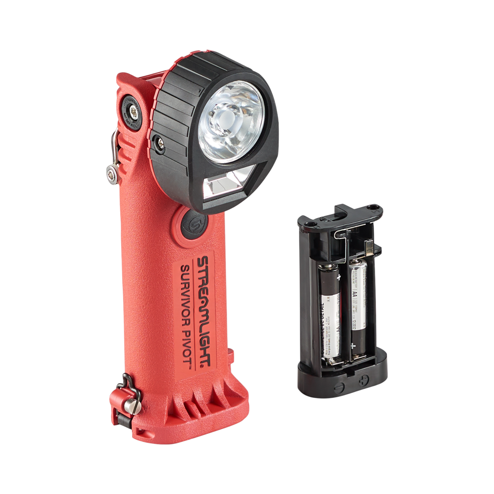 Streamlight Pivot (ATEX) – sārmu baterijas (ar bateriju turētāju) – oranža (91820)