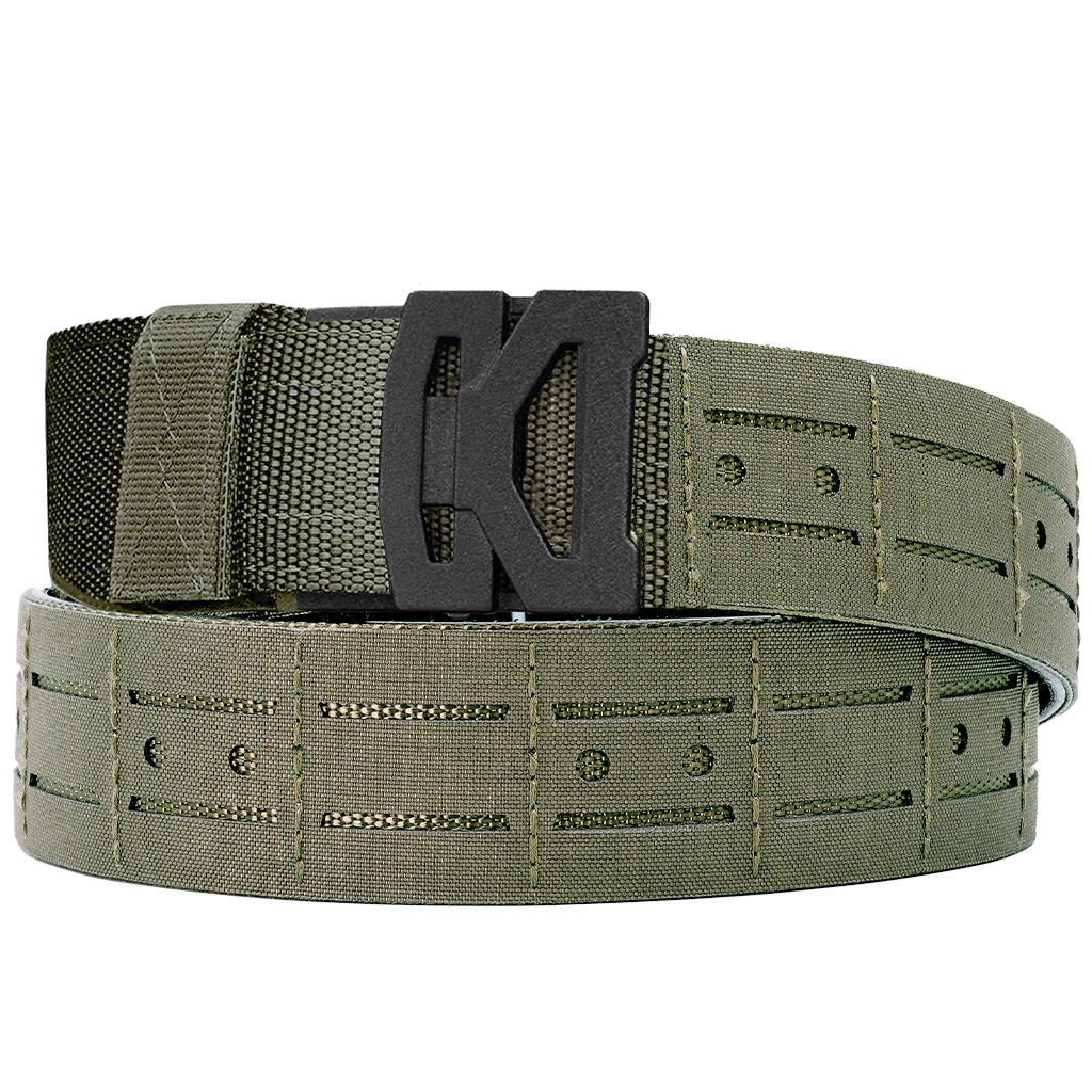 Kore B2 Battle Belt Laser Cut Molle Green w/Inner Belt Padded