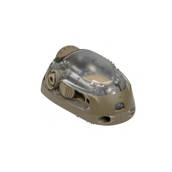 Trilobyte Helmet Light Gen4 - Tan, VIP pouch, Base attachment