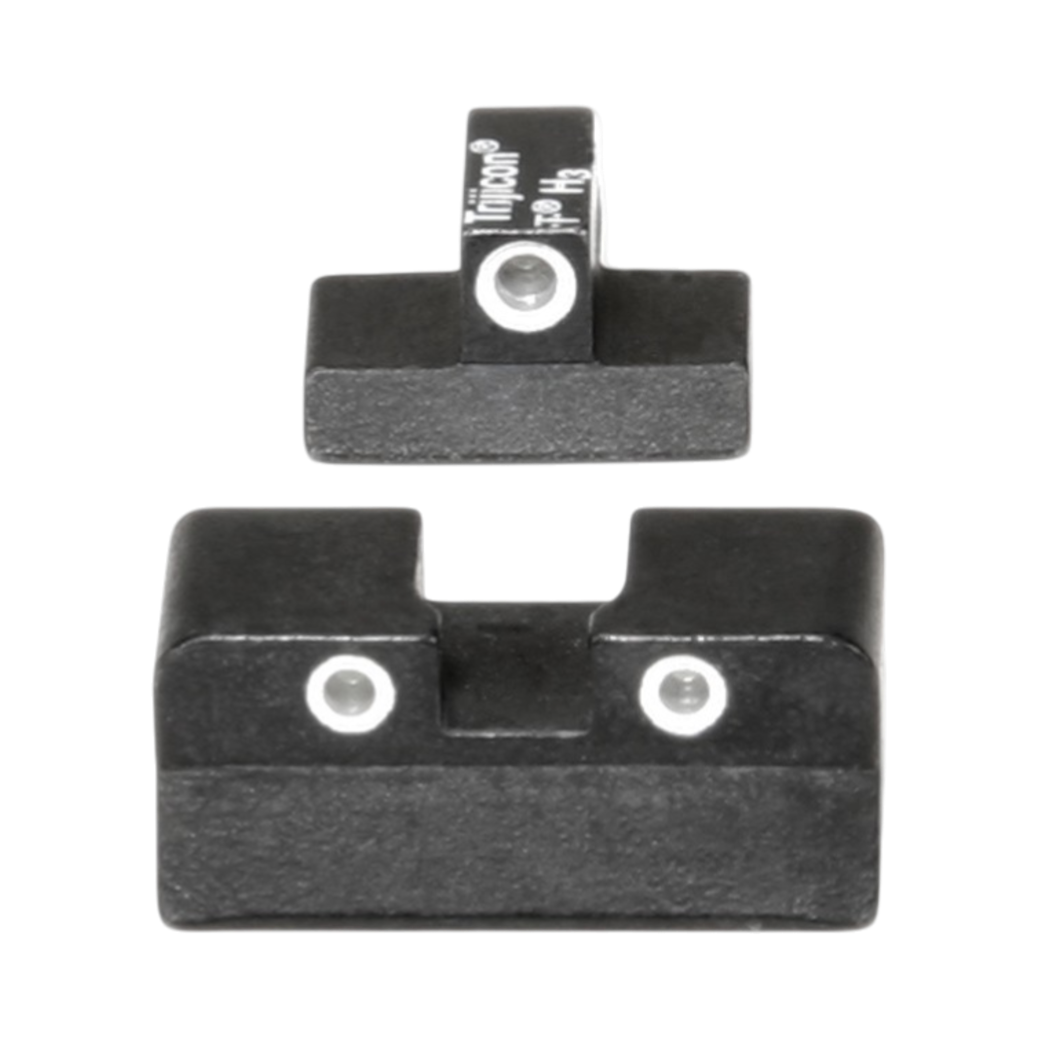 Trijicon Bright & Tough™ Night Sight Set (W/O Grn Front / W/O Org Rear) — for Browning Hi-Power