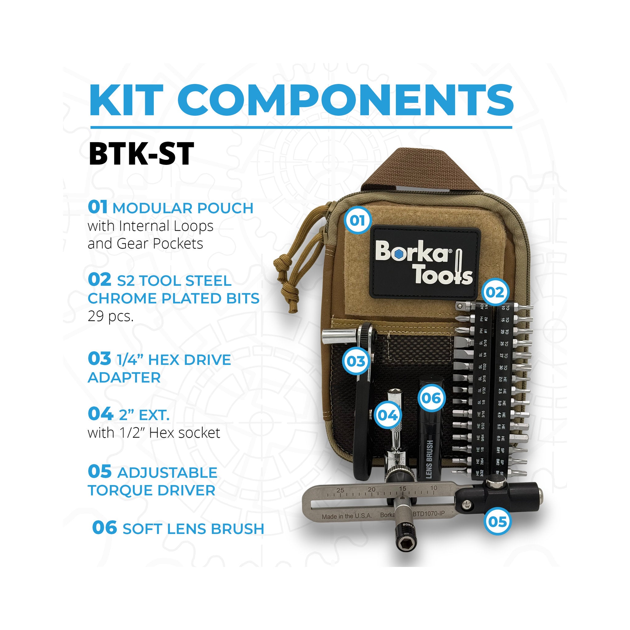 Borka Tool Kit "Standard Configuration"