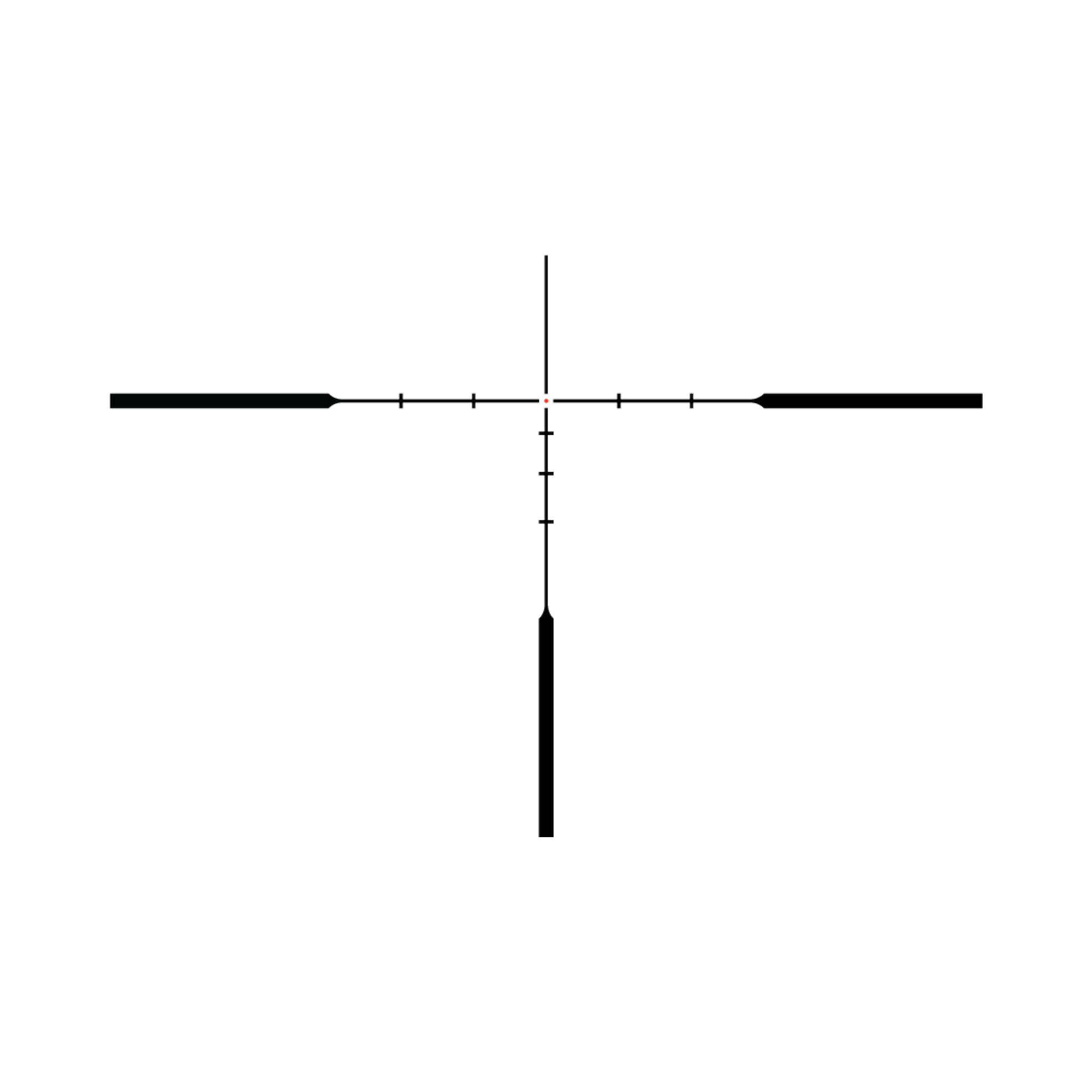 Credo™ HX 2,5–15x42 SFP ar sarkanu/zaļu P-Dot BDC, 30 mm, satīna melns, paplašināms EL bez instrumentiem RTZ
