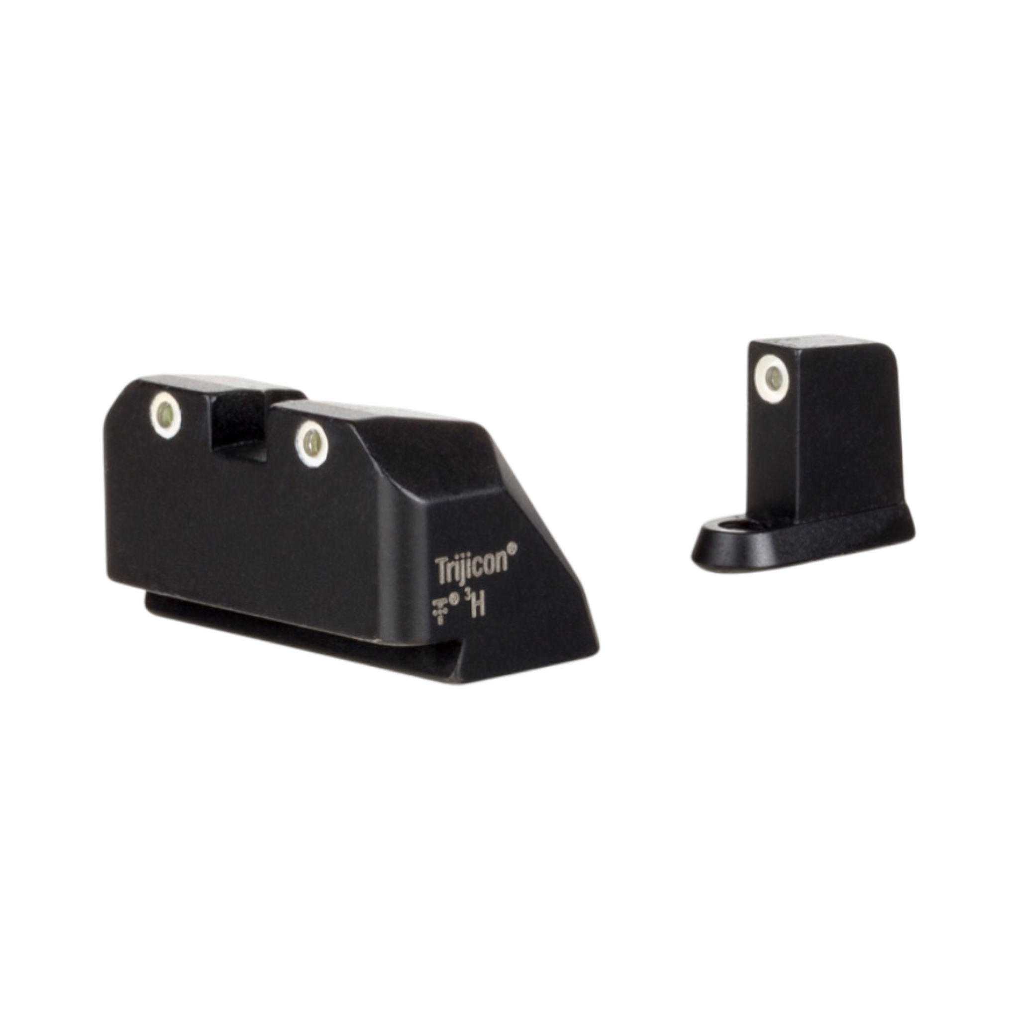 Trijicon® Suppressor/Optic Height Sight Set (W/W Green) - for CZ P10 / P10c Optics Ready