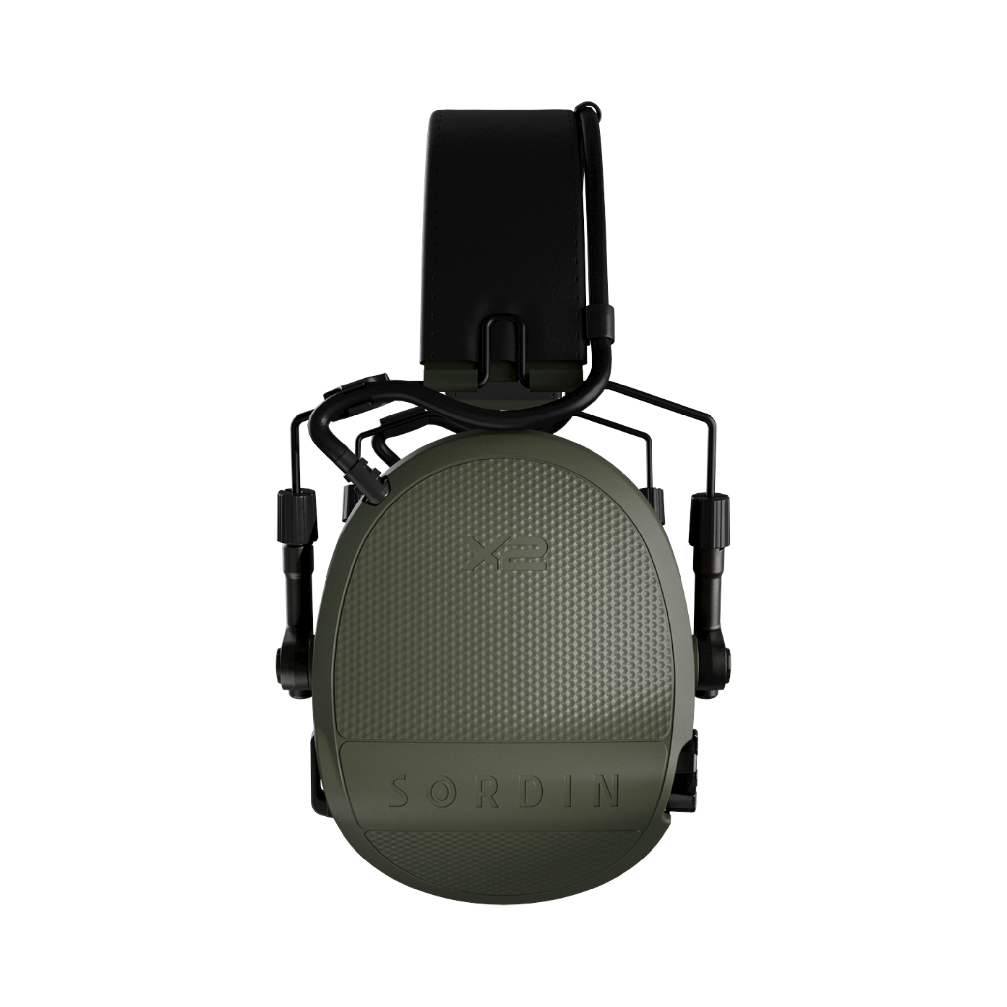 Sordin X2 SFA Headband Leather Gel Green (301006-10HG)