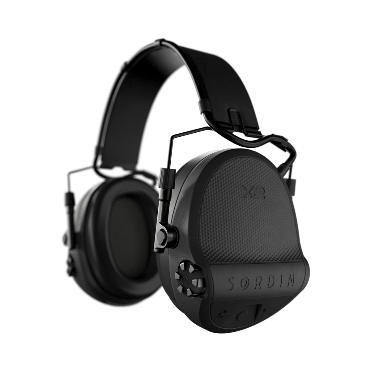 Sordin X2 SFA Headband Leather Memoryfoam Black (301004-10HP)