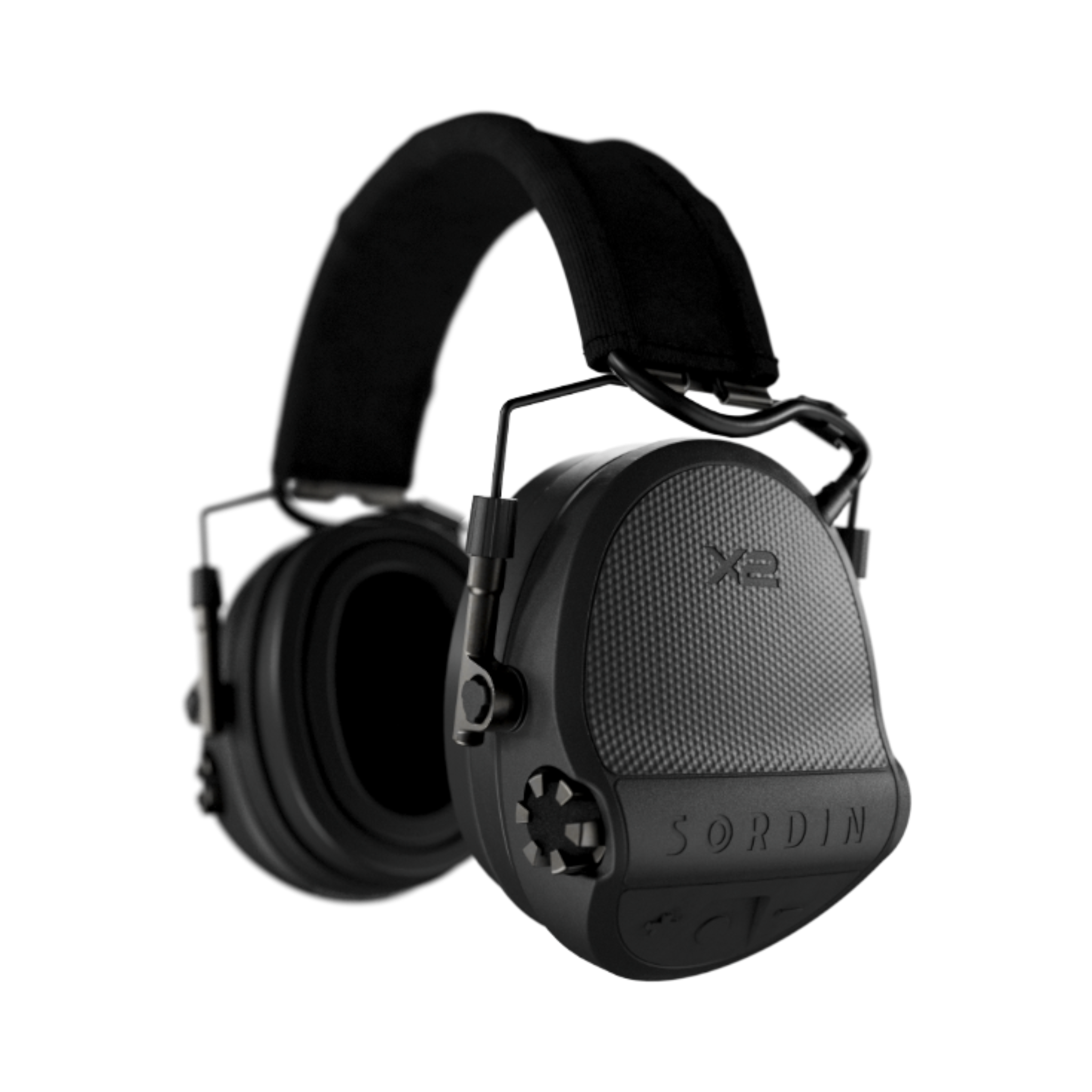 Sordin X2 SFA Headband textile Gel Black (301004-11HG)