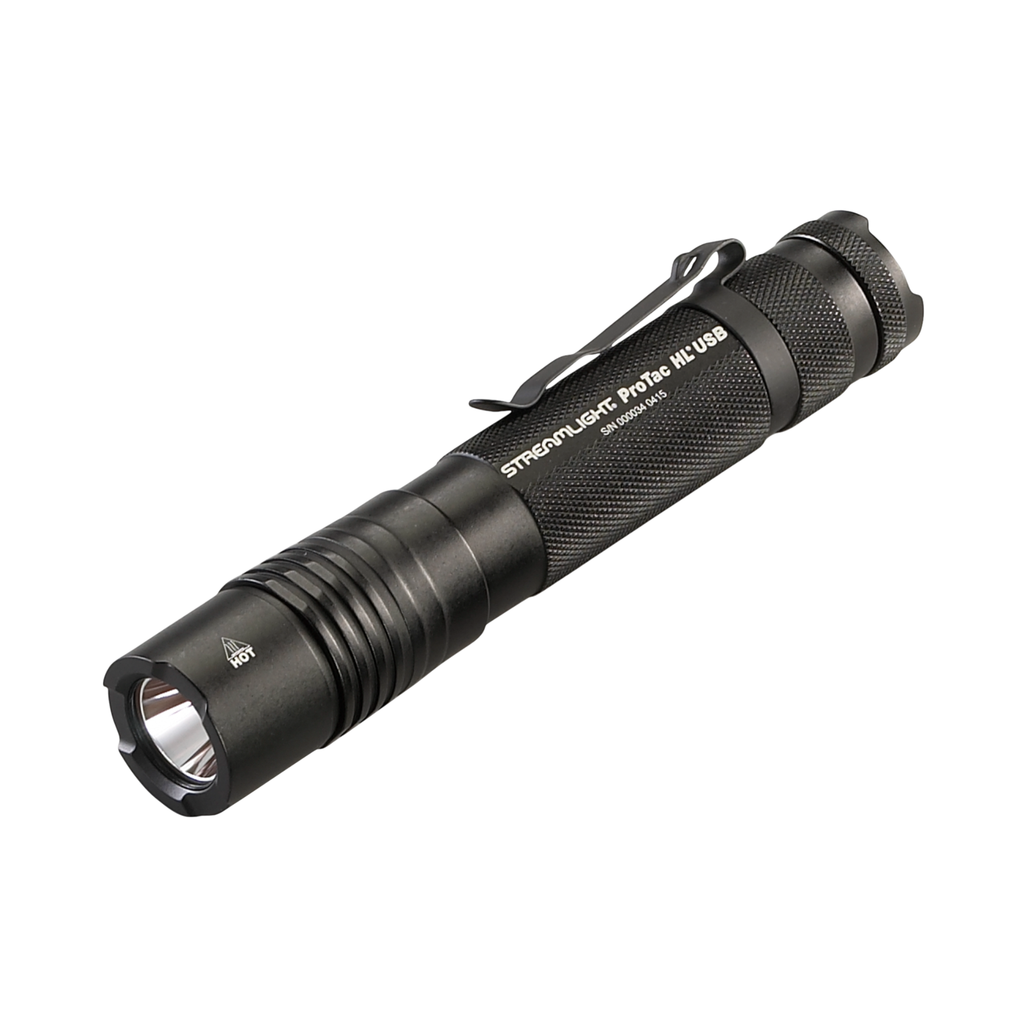 Streamlight ProTac HL USB - 120V AC/12V DC - Incl. USB cord and nylon holster - Black (88054)