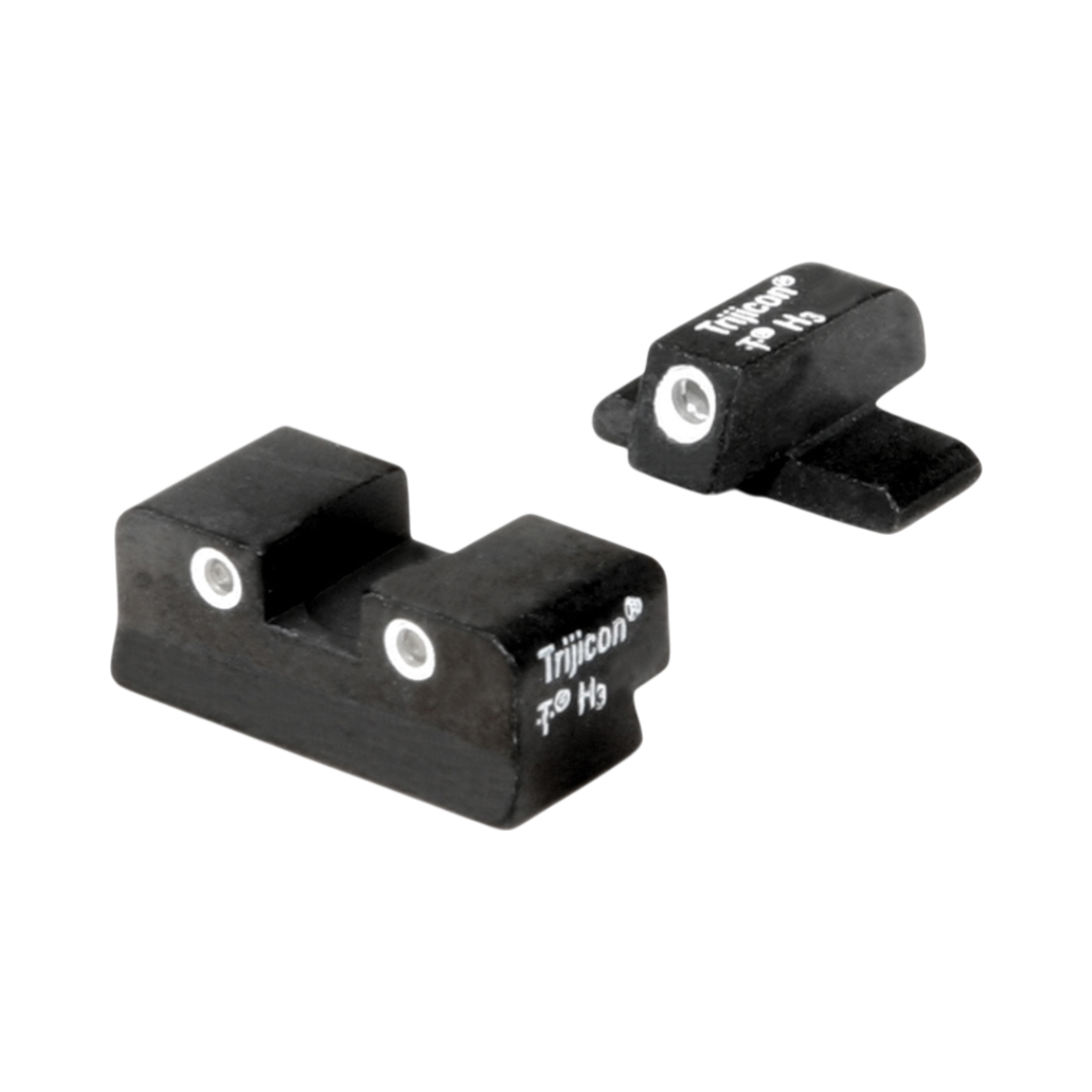 Trijicon Bright & Tough™ nakts redzamības tēmēkļu komplekts; priekšējais #8 / aizmugurējais #8 – Sig 9 mm/.357SIG (izņemot P938)