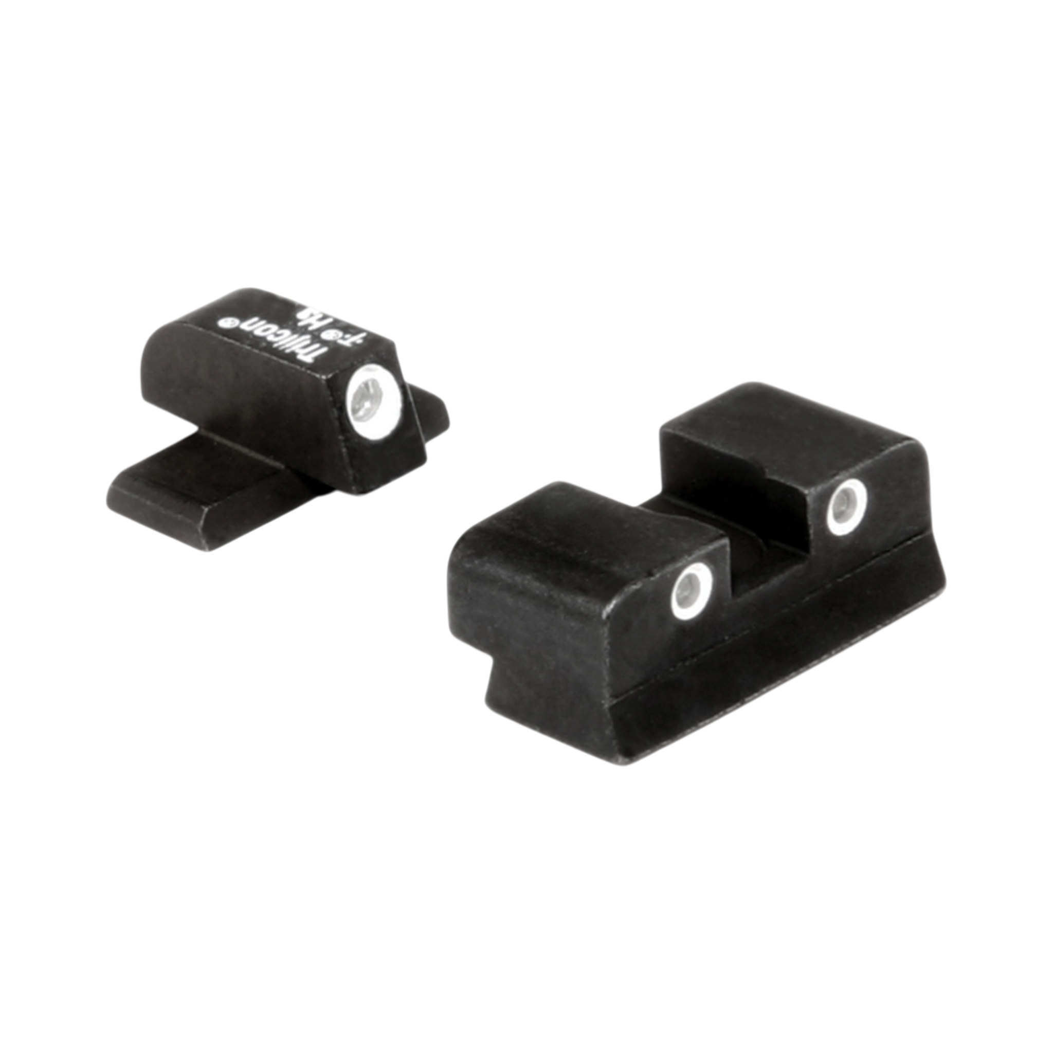 „Trijicon Bright & Tough™“ naktinio matymo taikiklių rinkinys: priekinis taikiklis Nr. 6 / galinis taikiklis Nr. 8 – „Sig“ .40 S&W / .45 ACP (įskaitant P938)